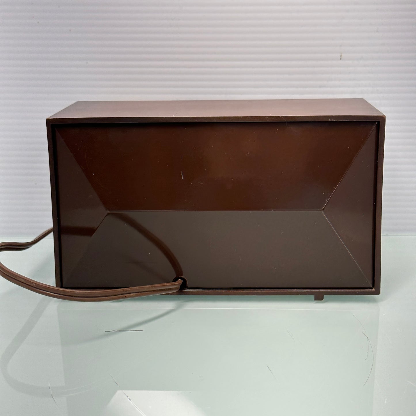 Seth Thomas Speed Read Flip Clock in Walnut c.1960