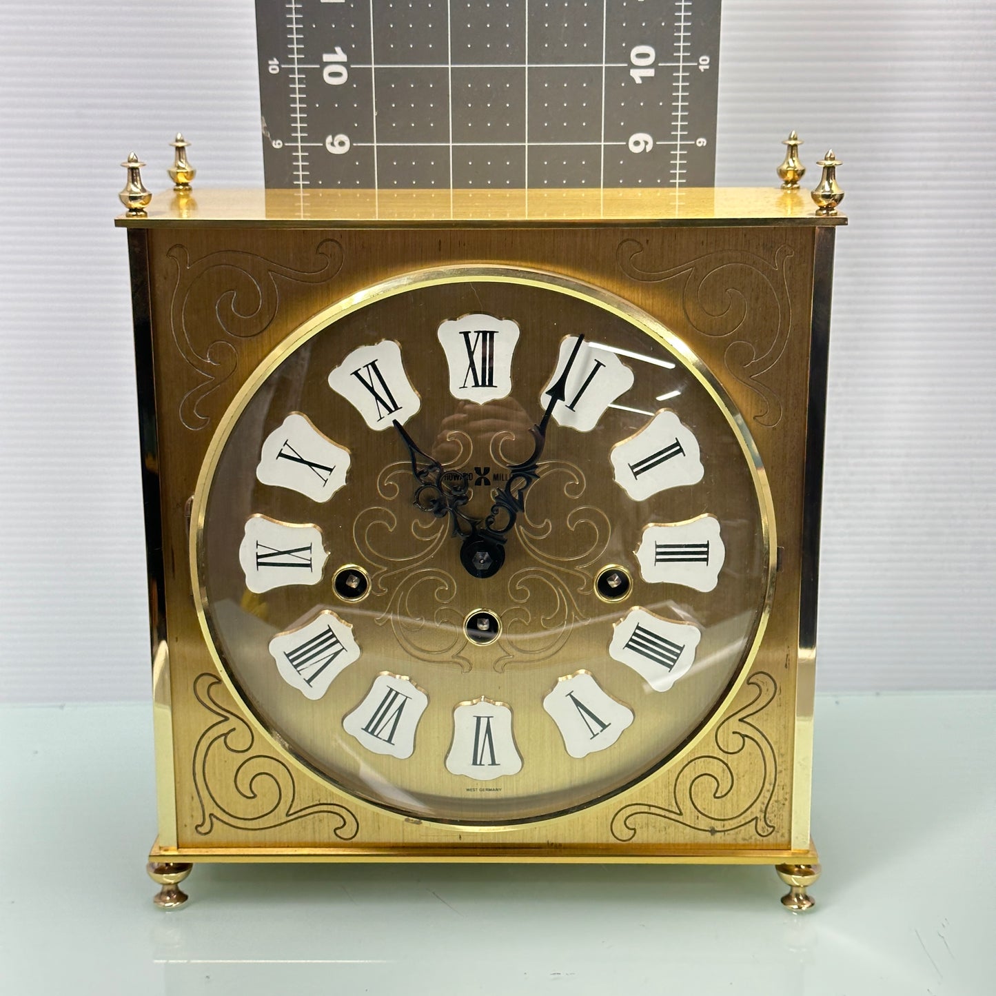 Howard Miller Full 4/4 Westminster Chiming Mantle Carriage Clock