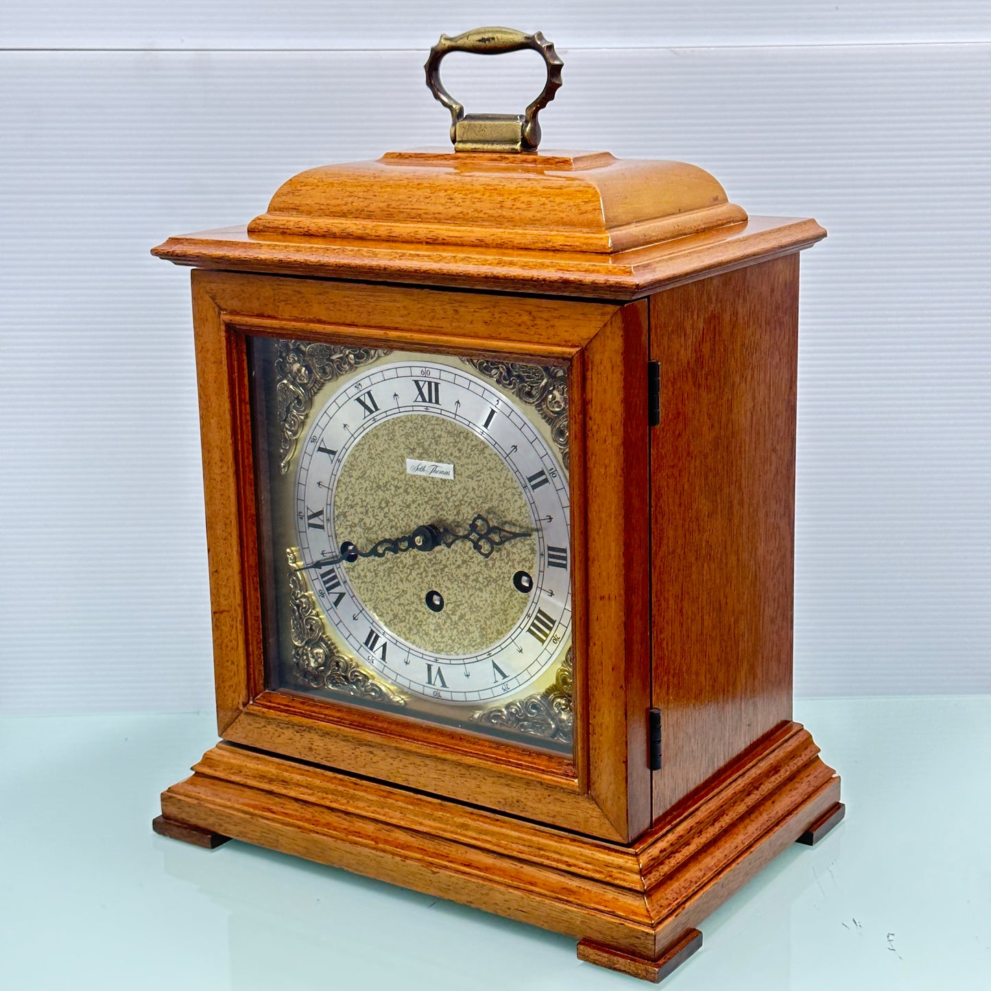 Seth Thomas 2 Jewel Mantle Clock With Westminster Chime
