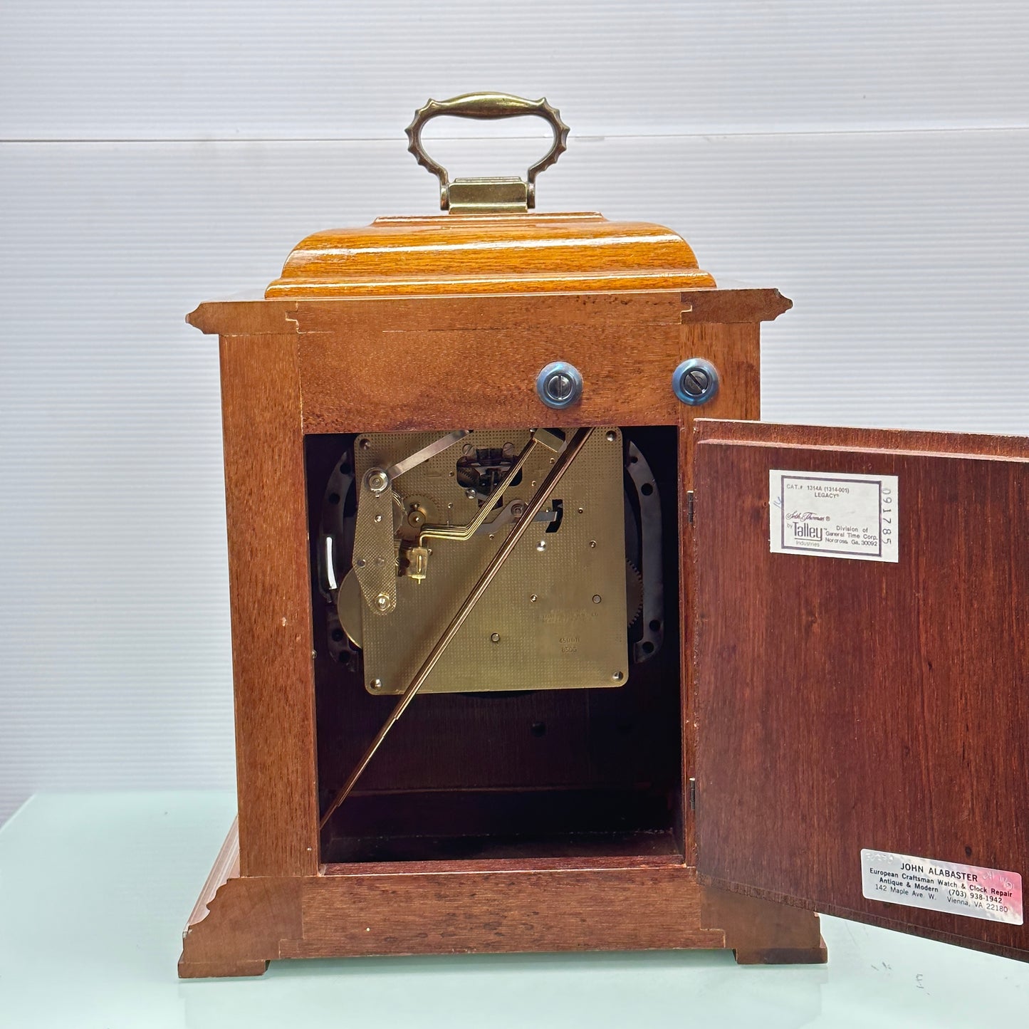 Seth Thomas 2 Jewel Mantle Clock With Westminster Chime