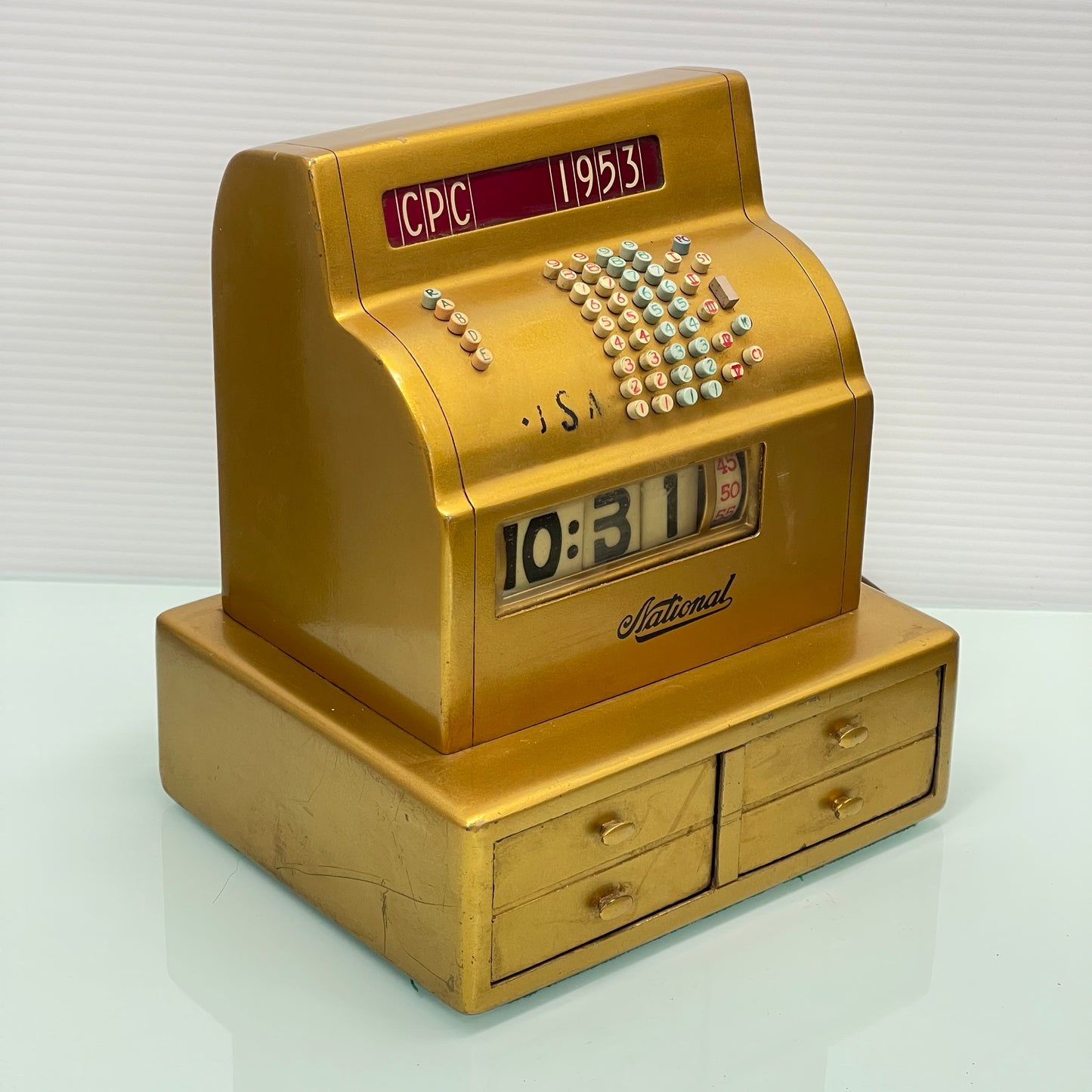 1953 National Cash Register Company Clock