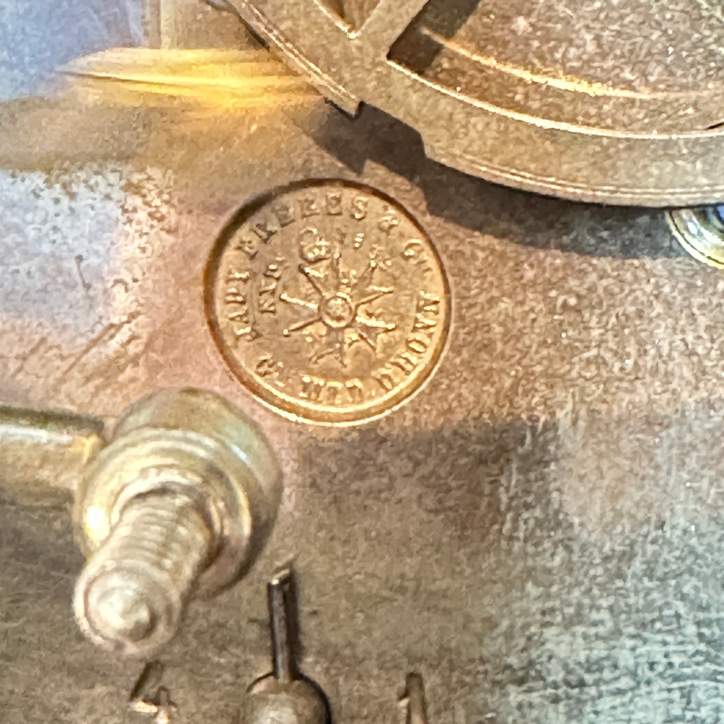 Antique Brocot and Delettrez Style Japy Freres Med d’Honneur Slate Mantel Clock c.1860