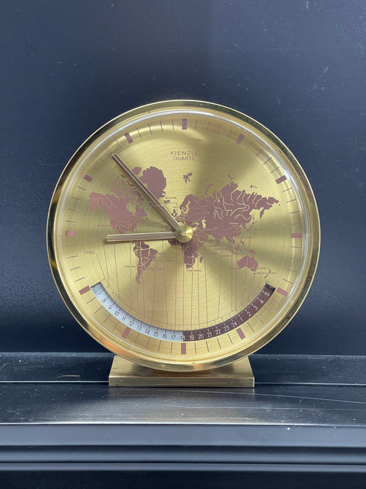 MCM Kienzle World Clock Gold Plated