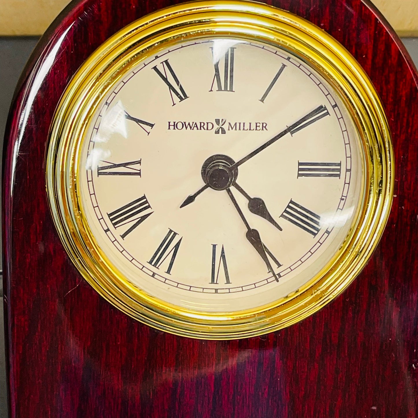 Howard Miller Rosewood Desk Clock