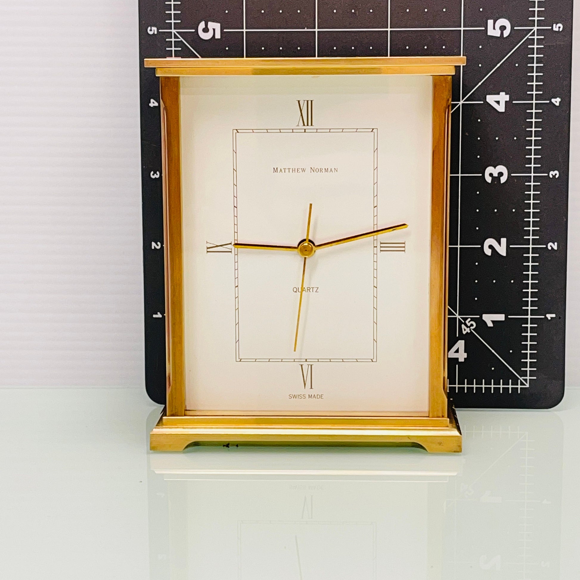 Modern Matthew Norman Swiss Carriage Clock