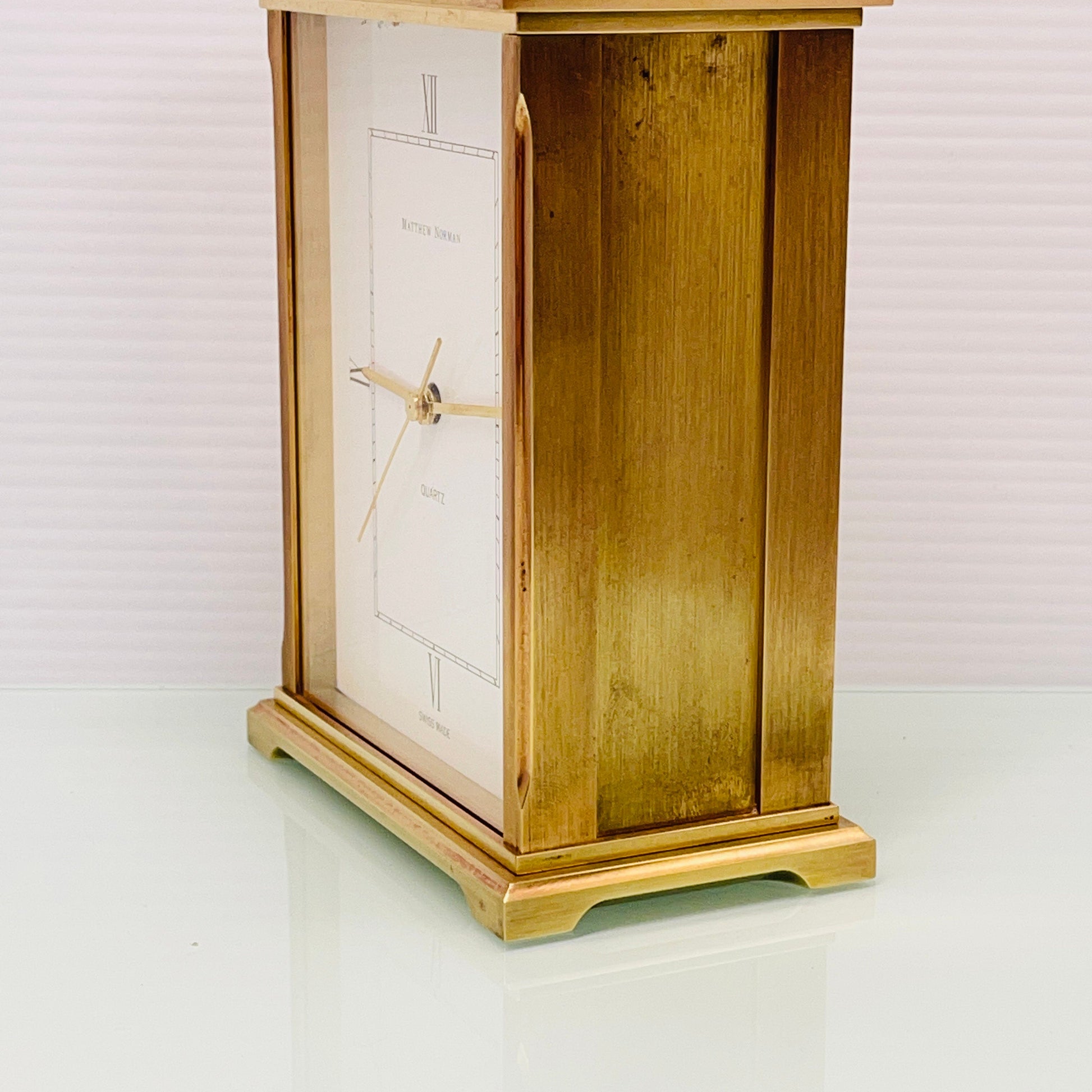 Modern Matthew Norman Swiss Carriage Clock