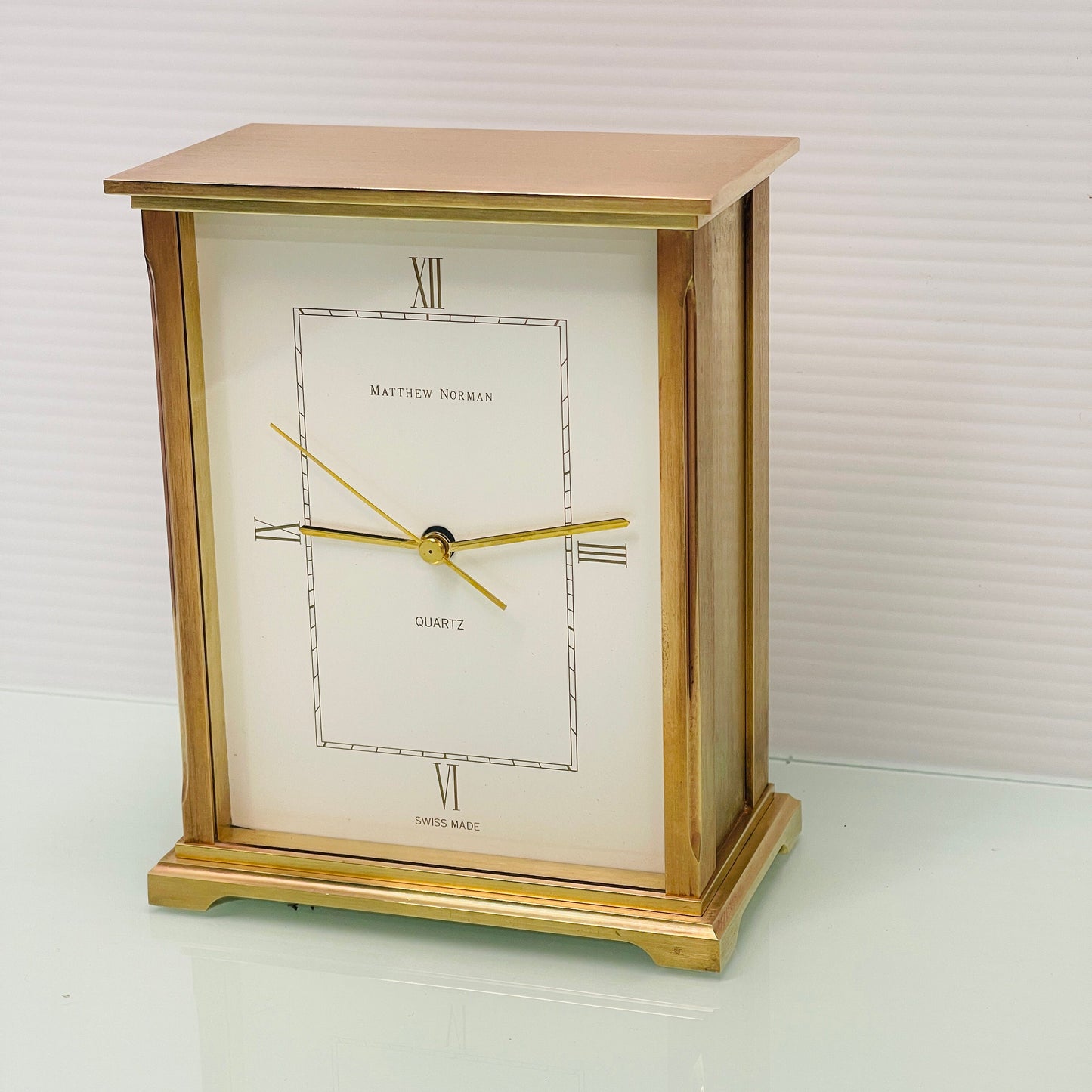 Modern Matthew Norman Swiss Carriage Clock