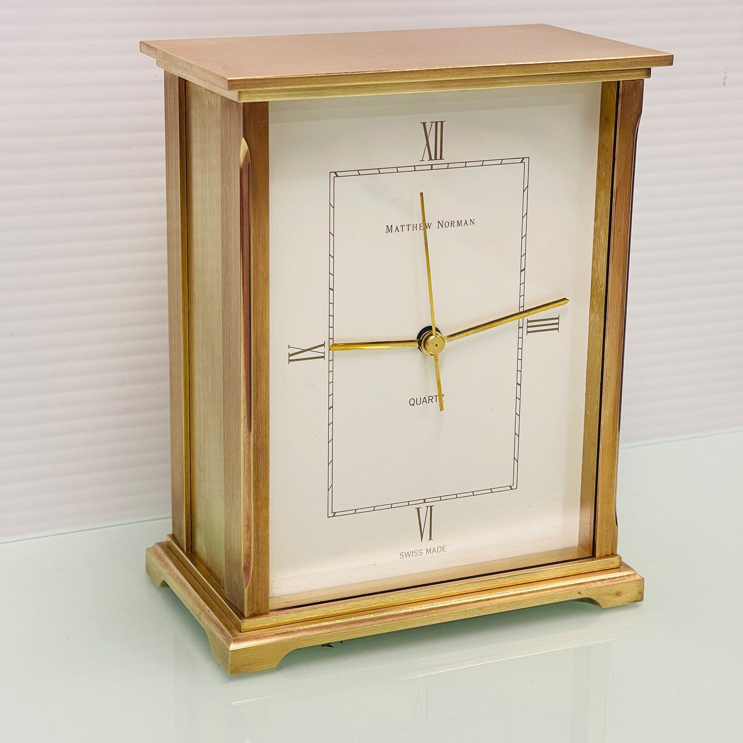 Modern Matthew Norman Swiss Carriage Clock