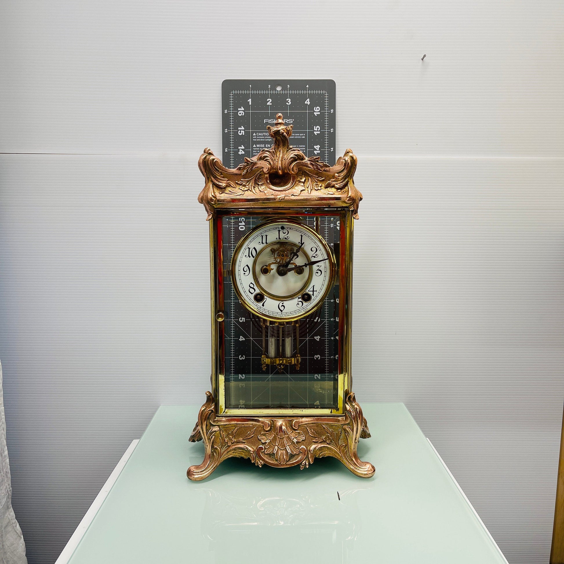 New Haven Clock Co. Crystal Regulator No. 434