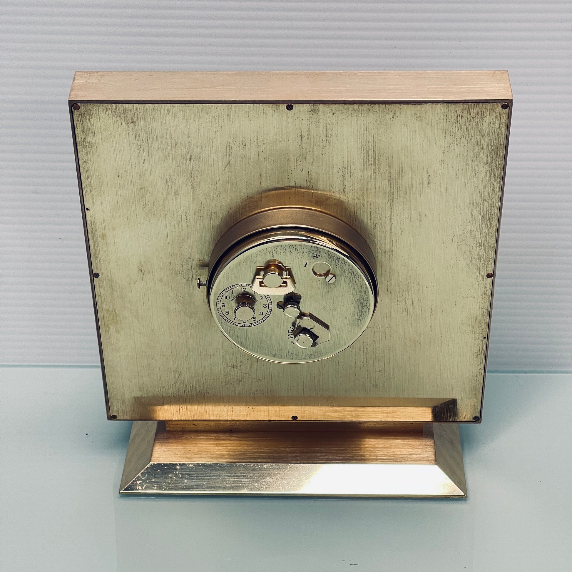 Swiss Midcentury Table Alarm Clock by IMEXAL, 1950s