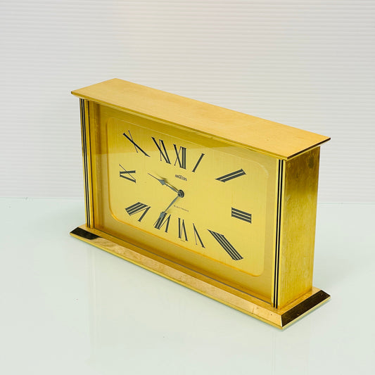 Angelus Gold Mantle Clock - Swiss Case - battery movement