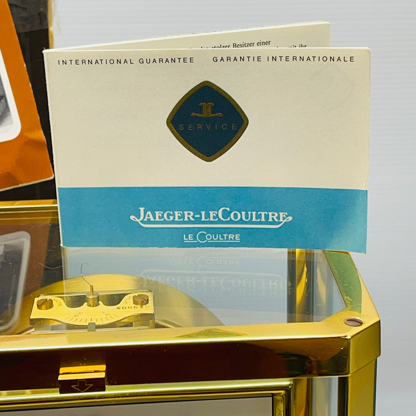 Jaeger-LeCoultre Atmos with Box - Square Face Mantel Clock Caliber 528-8 #408842