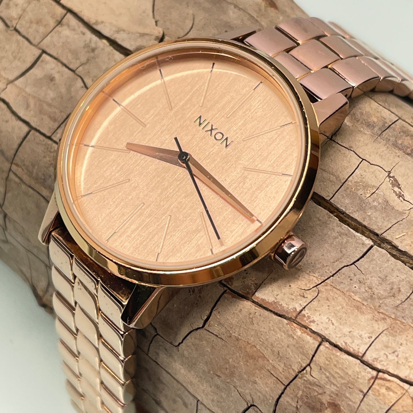 Nixon “Kensington ” Rose Gold Watch