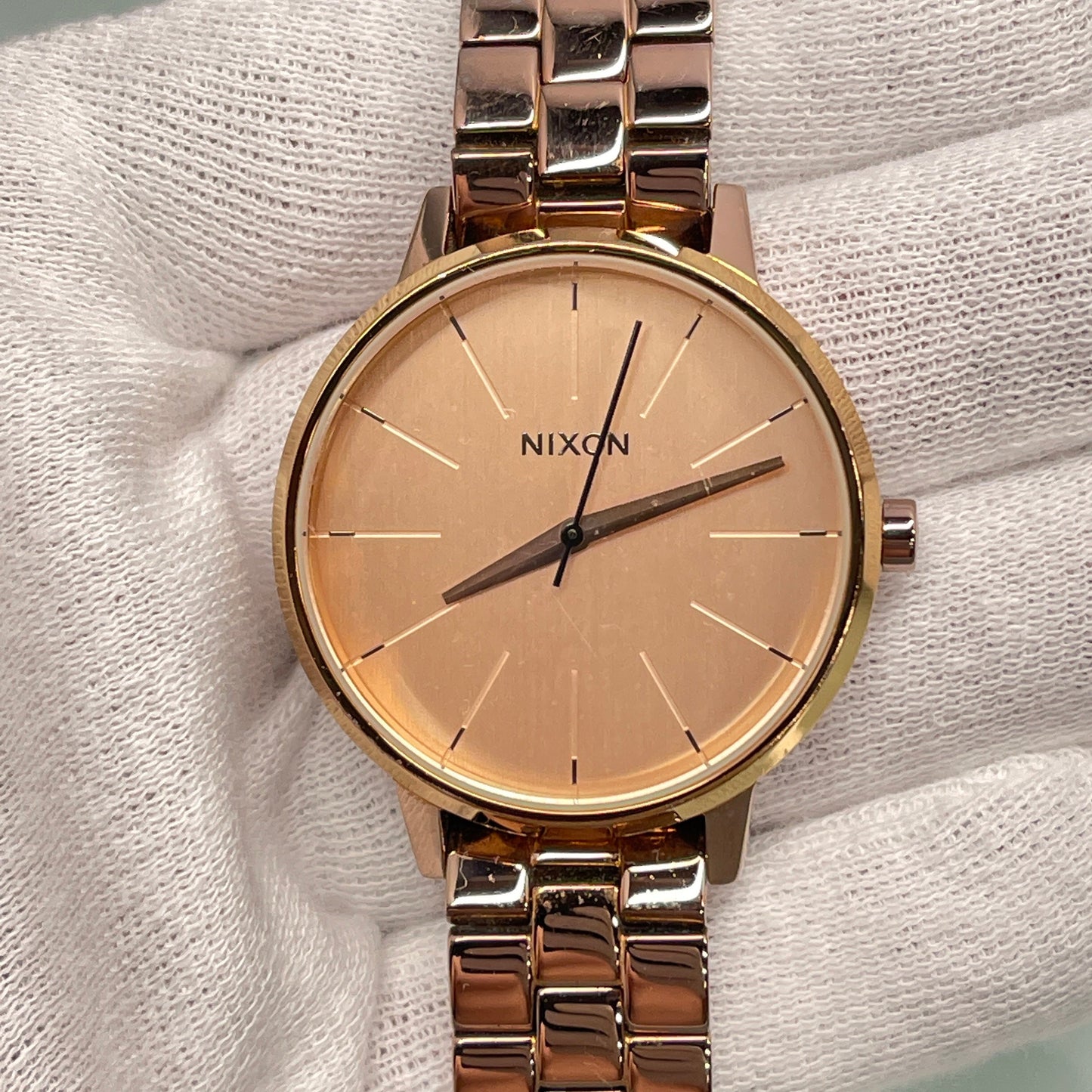 Nixon “Kensington ” Rose Gold Watch