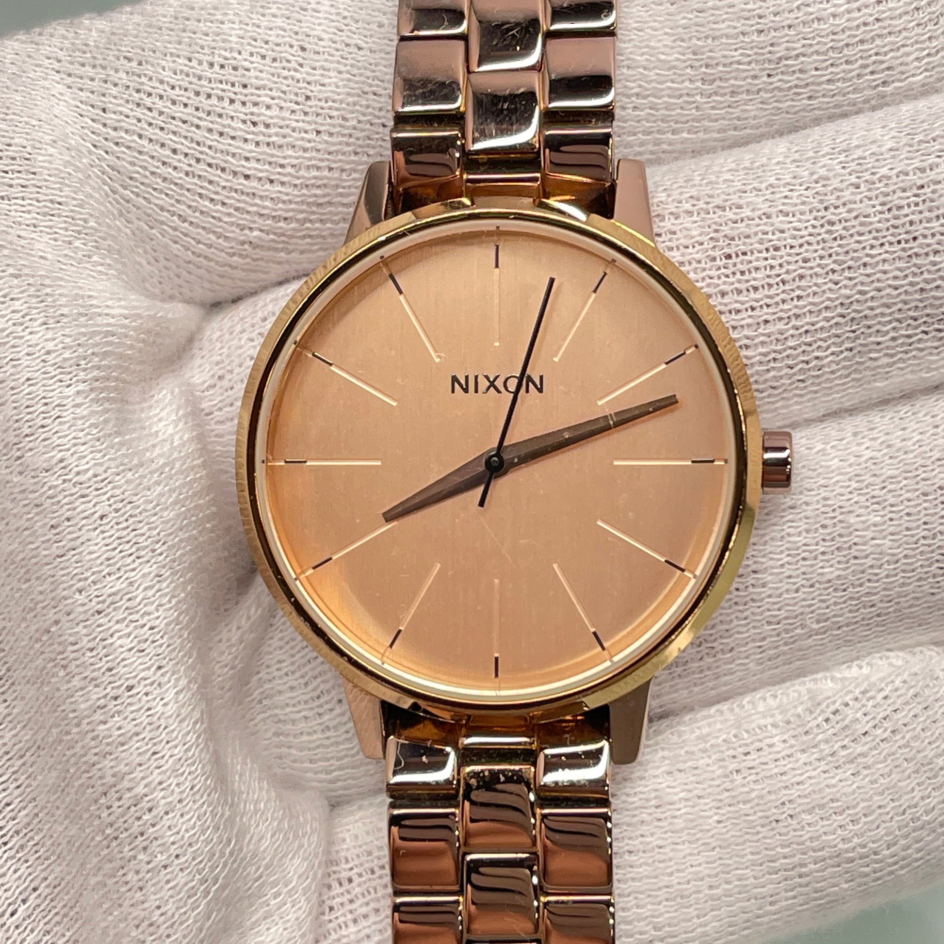 Nixon “Kensington ” Rose Gold Watch