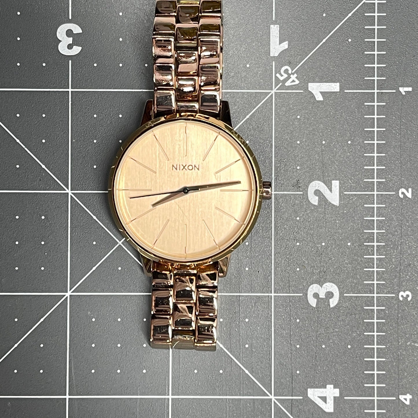 Nixon “Kensington ” Rose Gold Watch