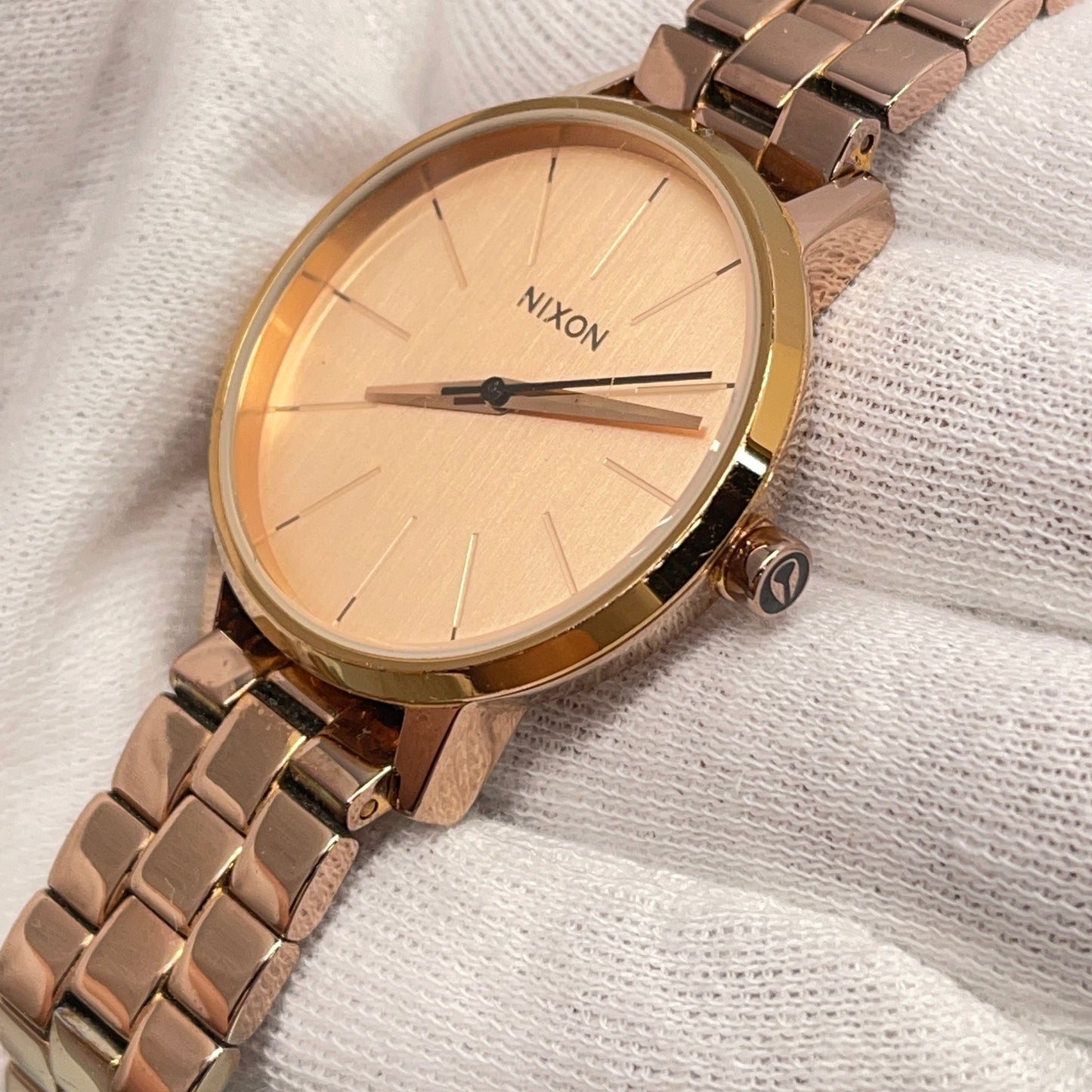 Nixon “Kensington ” Rose Gold Watch