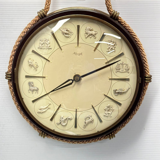 MCM Kienzle Mauthe Zodiac Clock