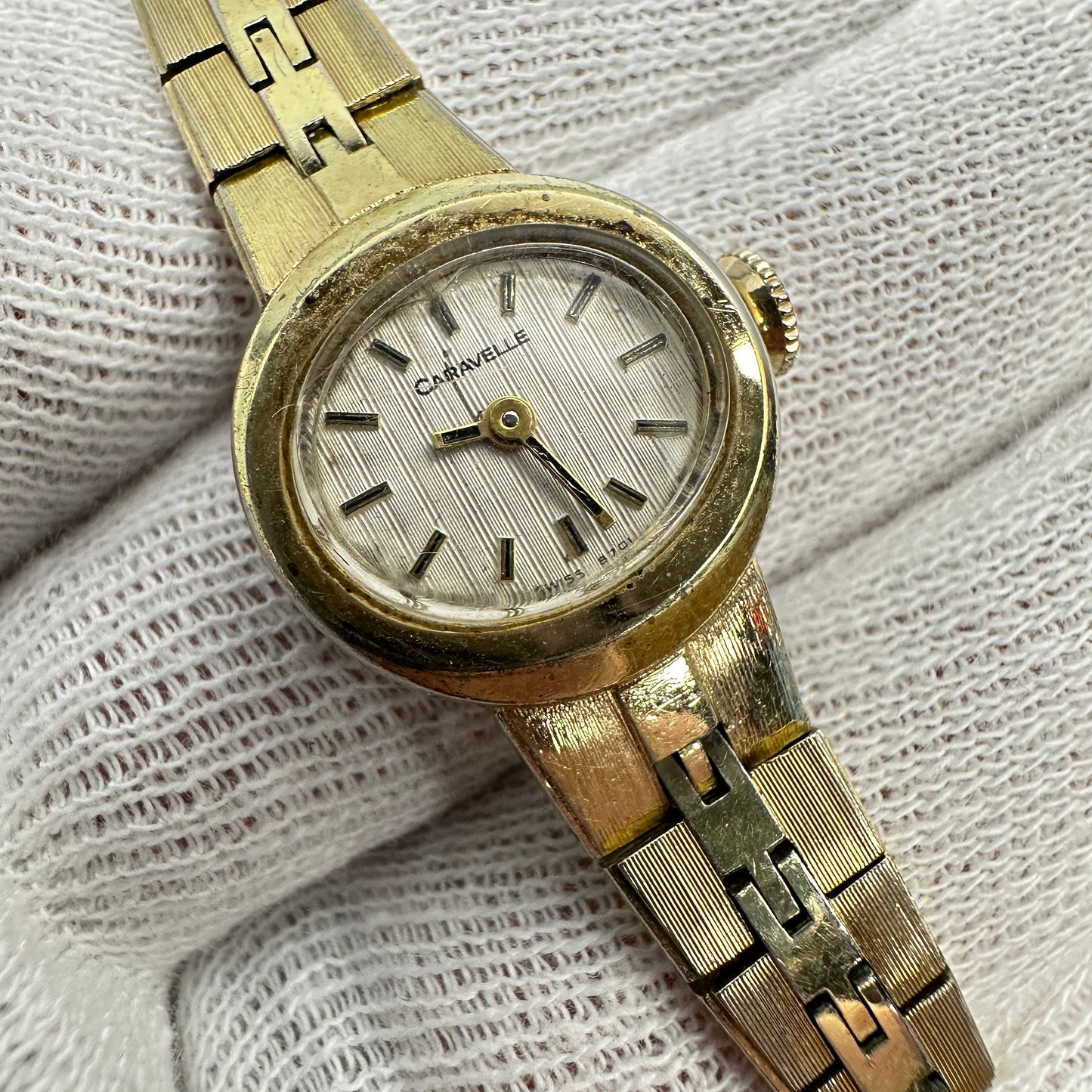 Caravelle Bulova Women Watch Stainless Steel Gold