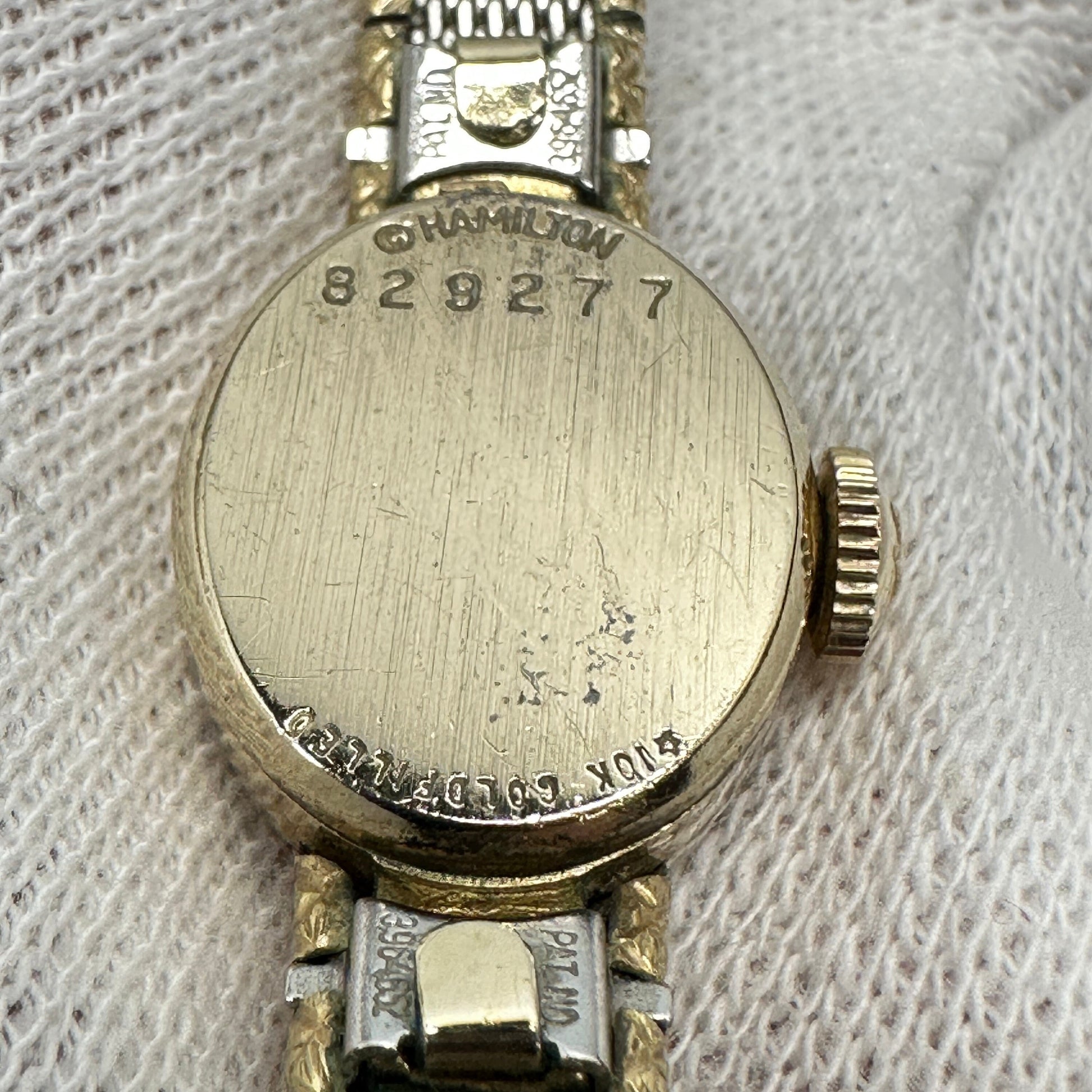 Antique Hamilton Swiss Cocktail 10k Rolled Gold Watch with 17 Jewels