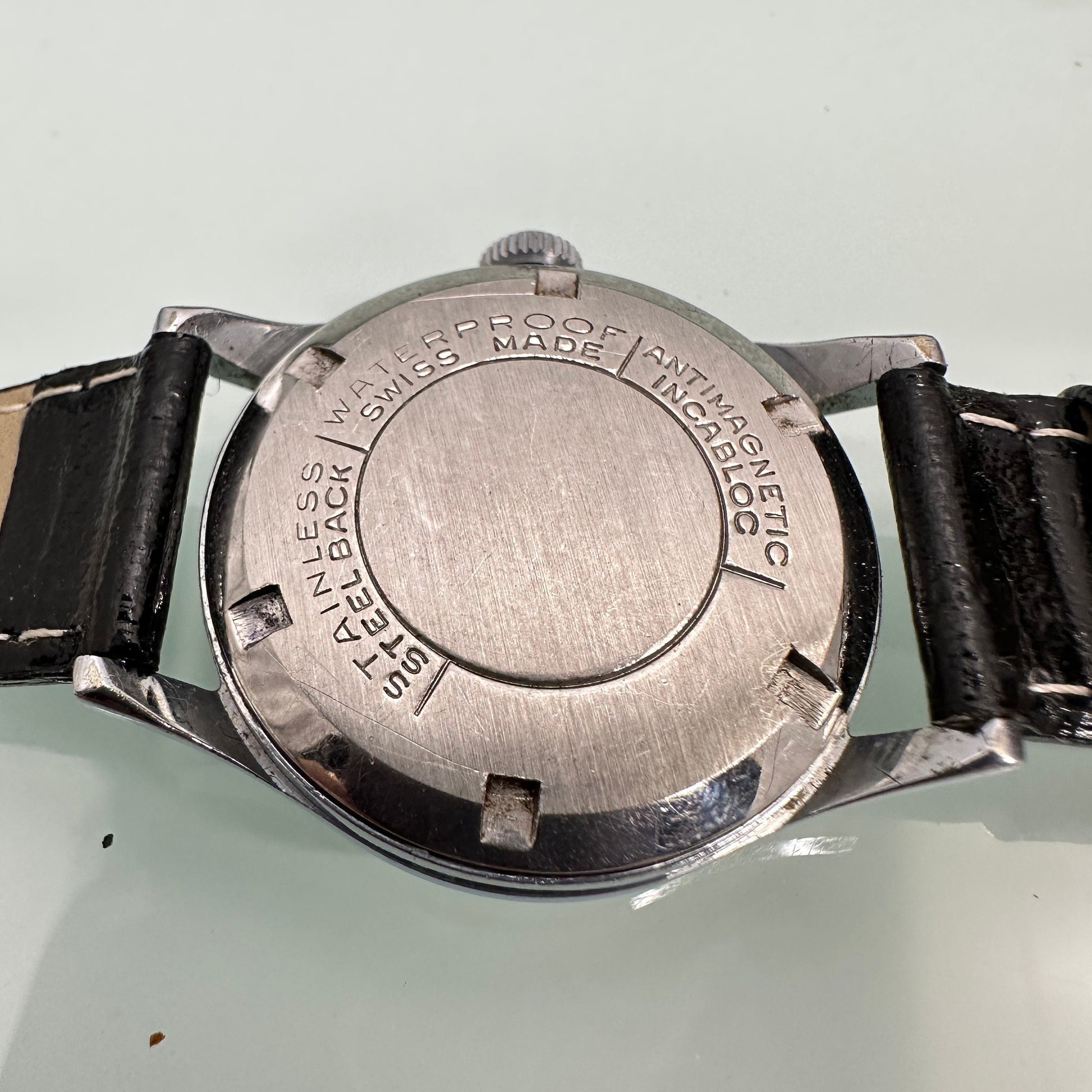 MULCO Stainless Steel Manual Wind Watch c. 1960