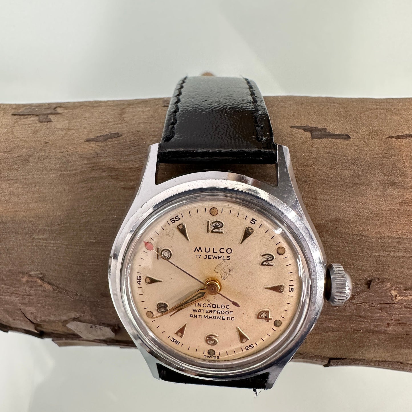 MULCO Stainless Steel Manual Wind Watch c. 1960