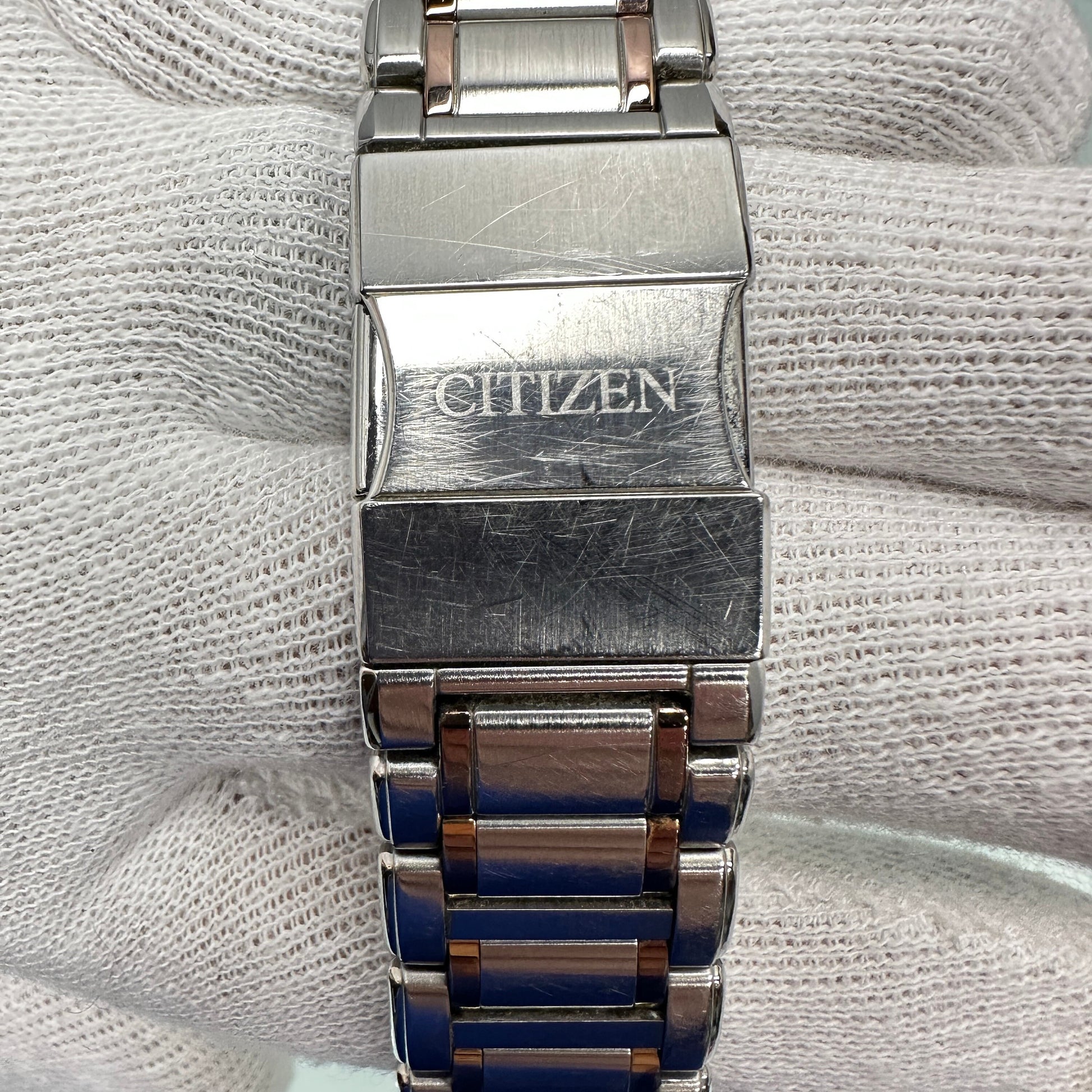 Citizen Octavia Signature Collection Charcoal & Rose Gold Men’s Eco-Drive Chronograph Watch