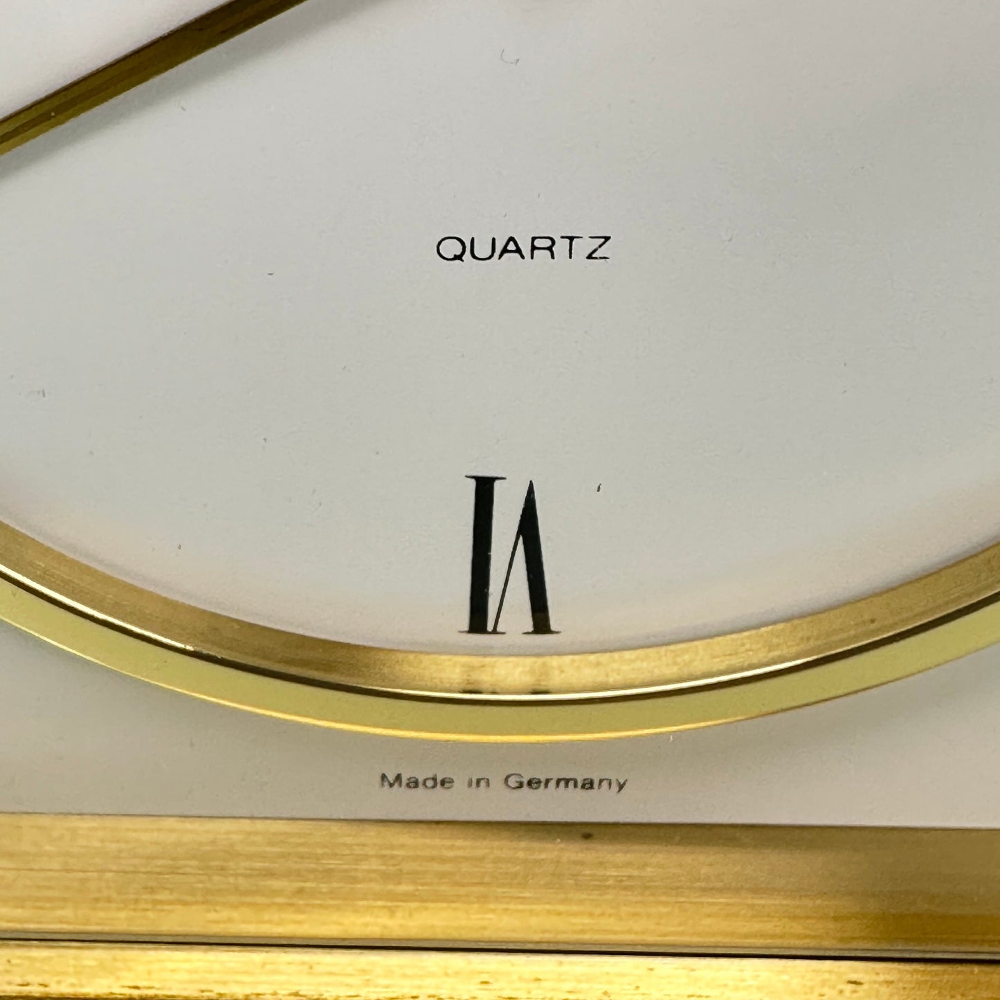 Longines MCM Gold Plated Mantle Clock - Quartz movement