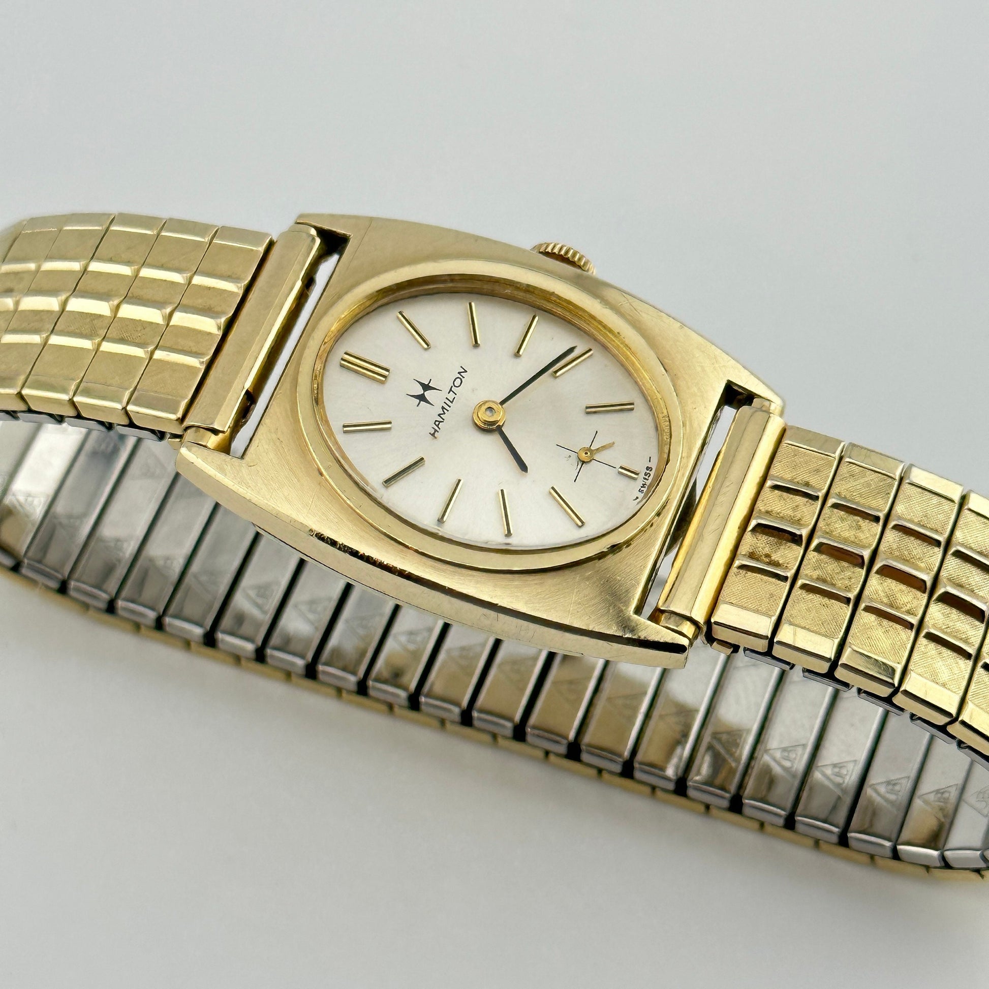 Hamilton 17 Jewel 10k Gold Filled 25mm Swiss Unisex Watch