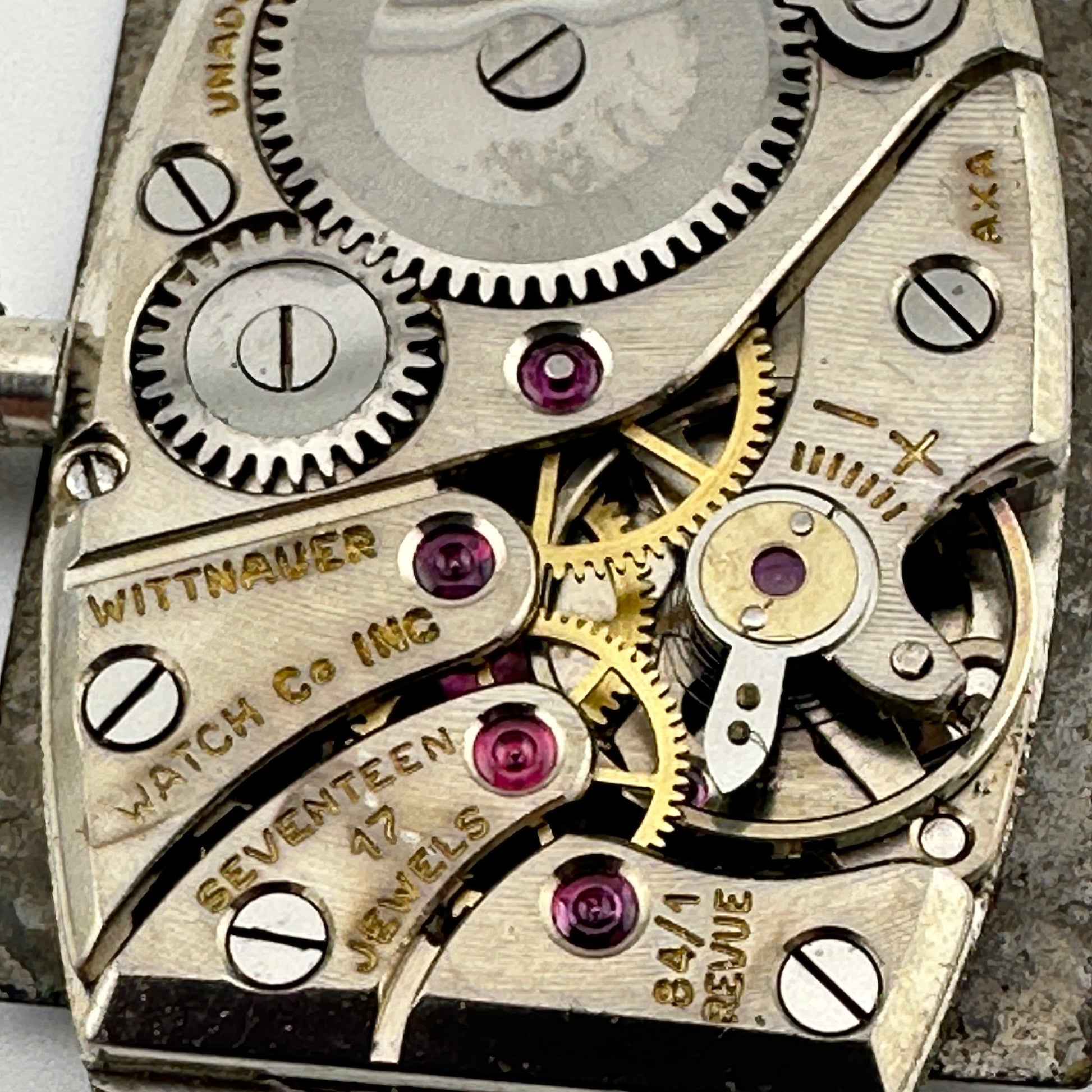 Wittnauer 10k Gold Swiss Tank Watch - 17 Jewel Movement