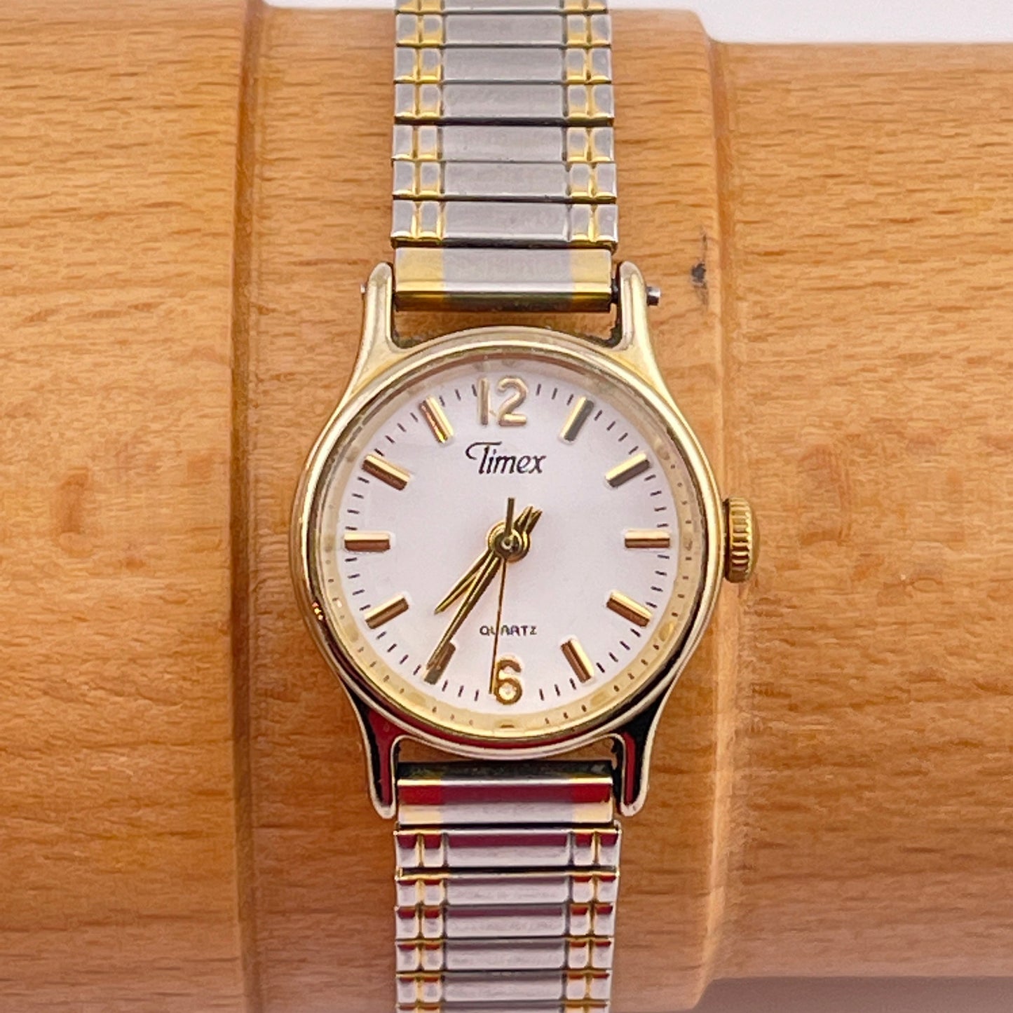 Timex Two Tone 19mm Bracelet Ladies Watch