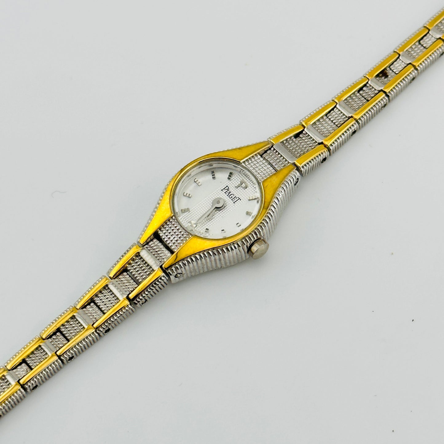 Piaget 16mm Stainless Steel & 18K Gold Ladies Cocktail Watch