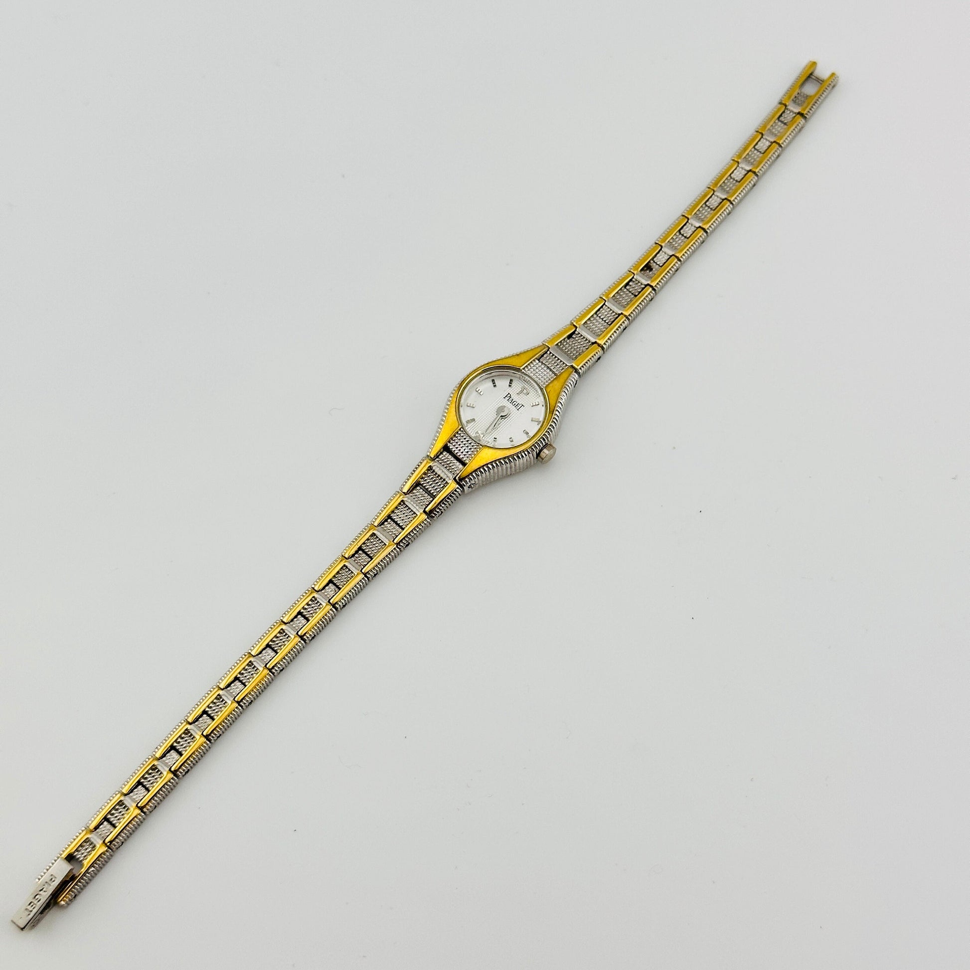 Piaget 16mm Stainless Steel & 18K Gold Ladies Cocktail Watch