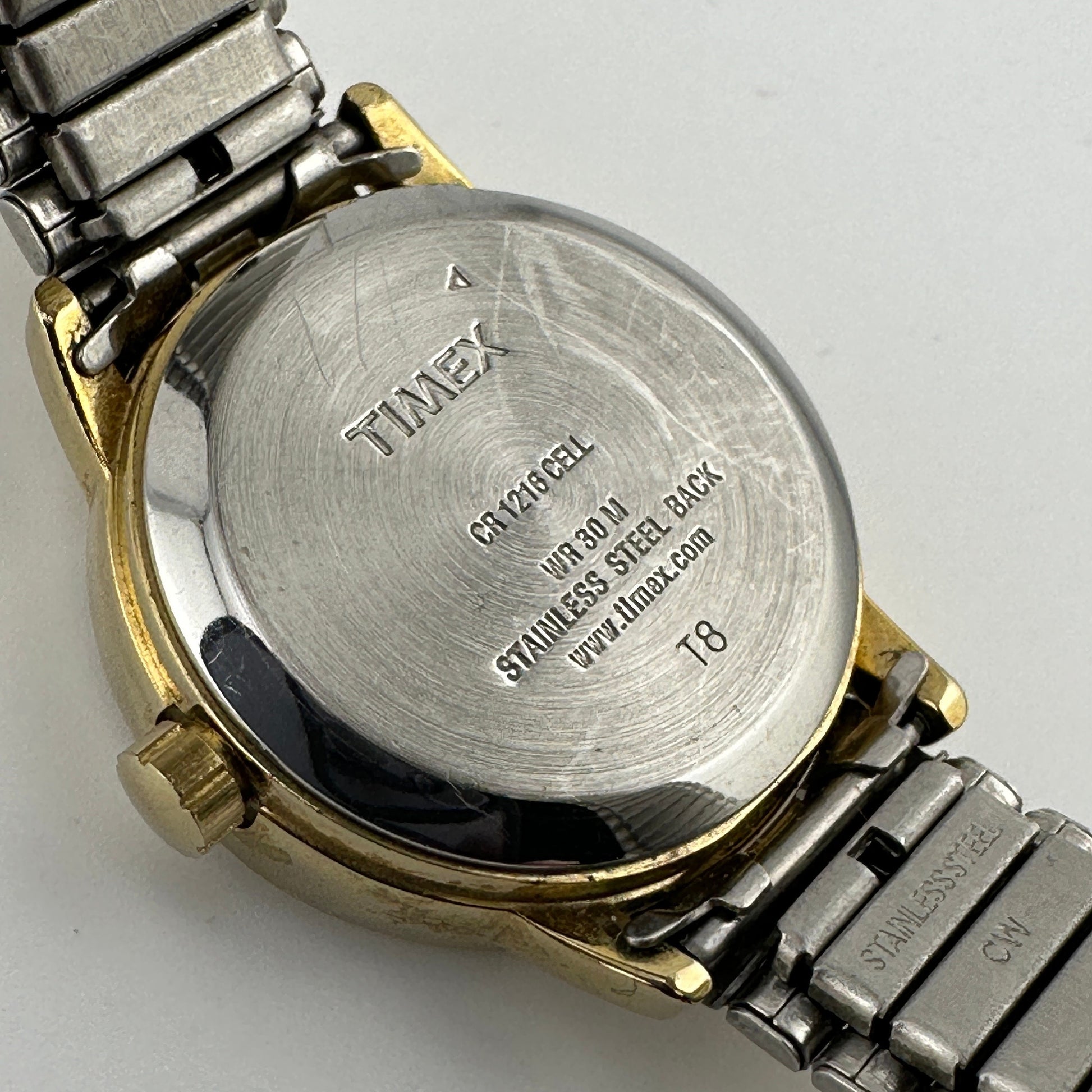 Timex Gold Indiglo 25mm Bracelet Watch