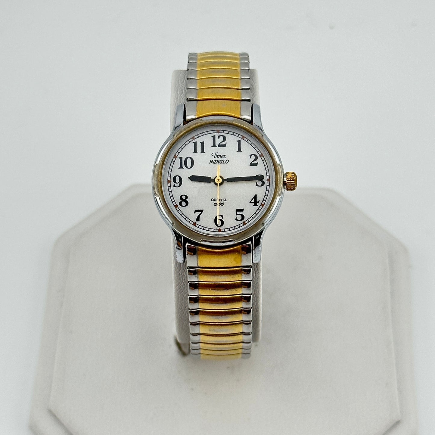 Timex Gold Indiglo 25mm Bracelet Watch