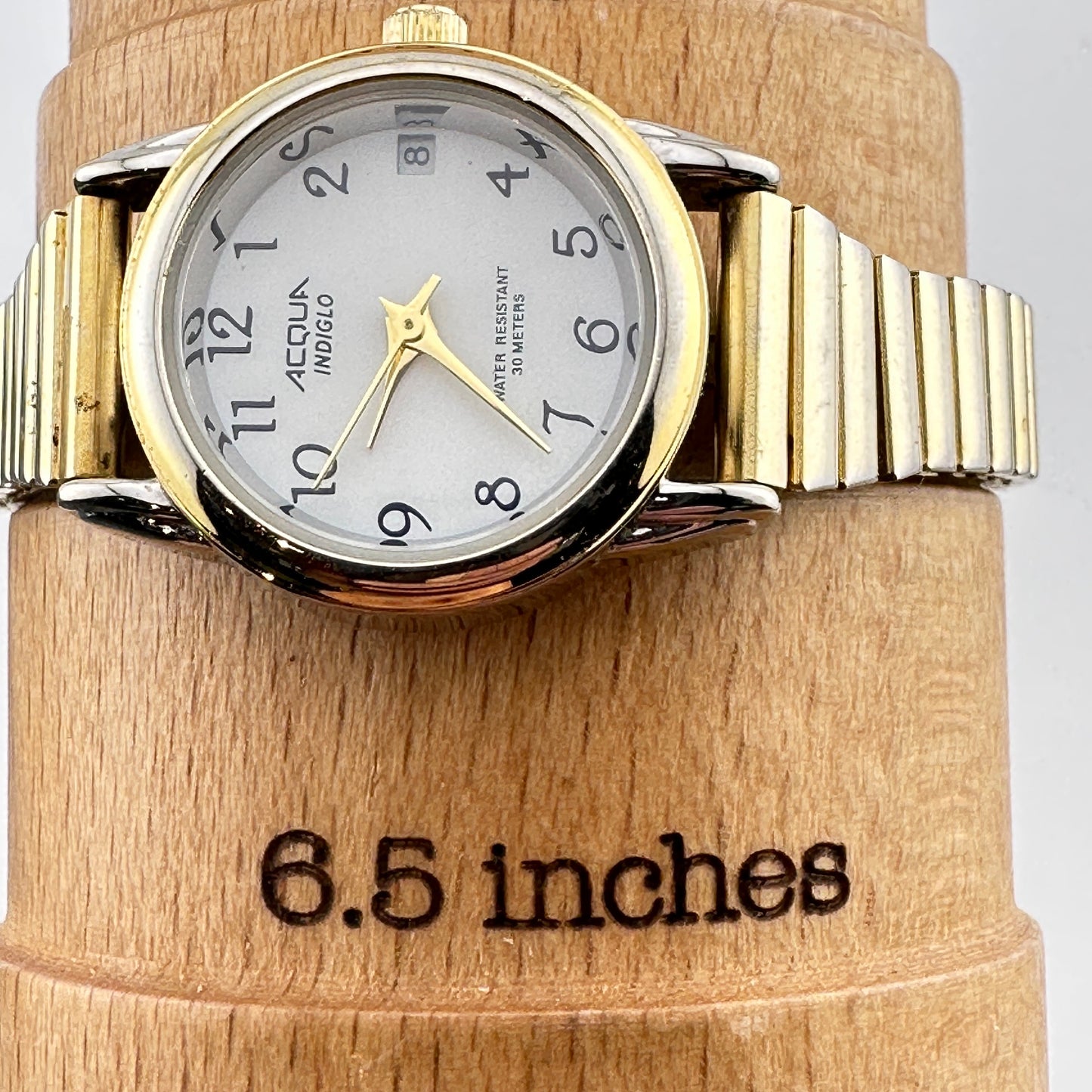 Acqua Timex Gold Indiglo 25mm Ladies Watch