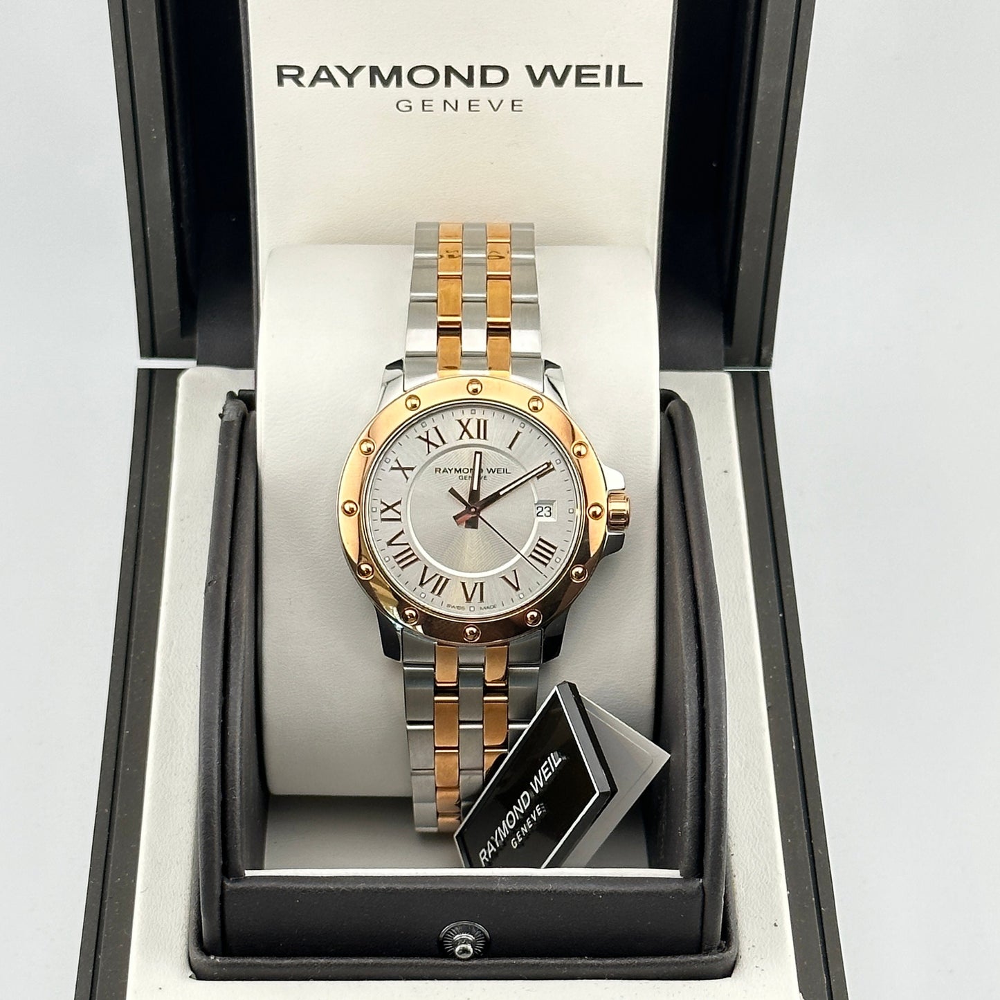 Raymond Weil Tango Rose Gold and Steel Men’s 42mm Wrist Watch