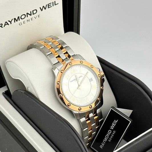 Raymond Weil Tango Rose Gold and Steel Men’s 42mm Wrist Watch