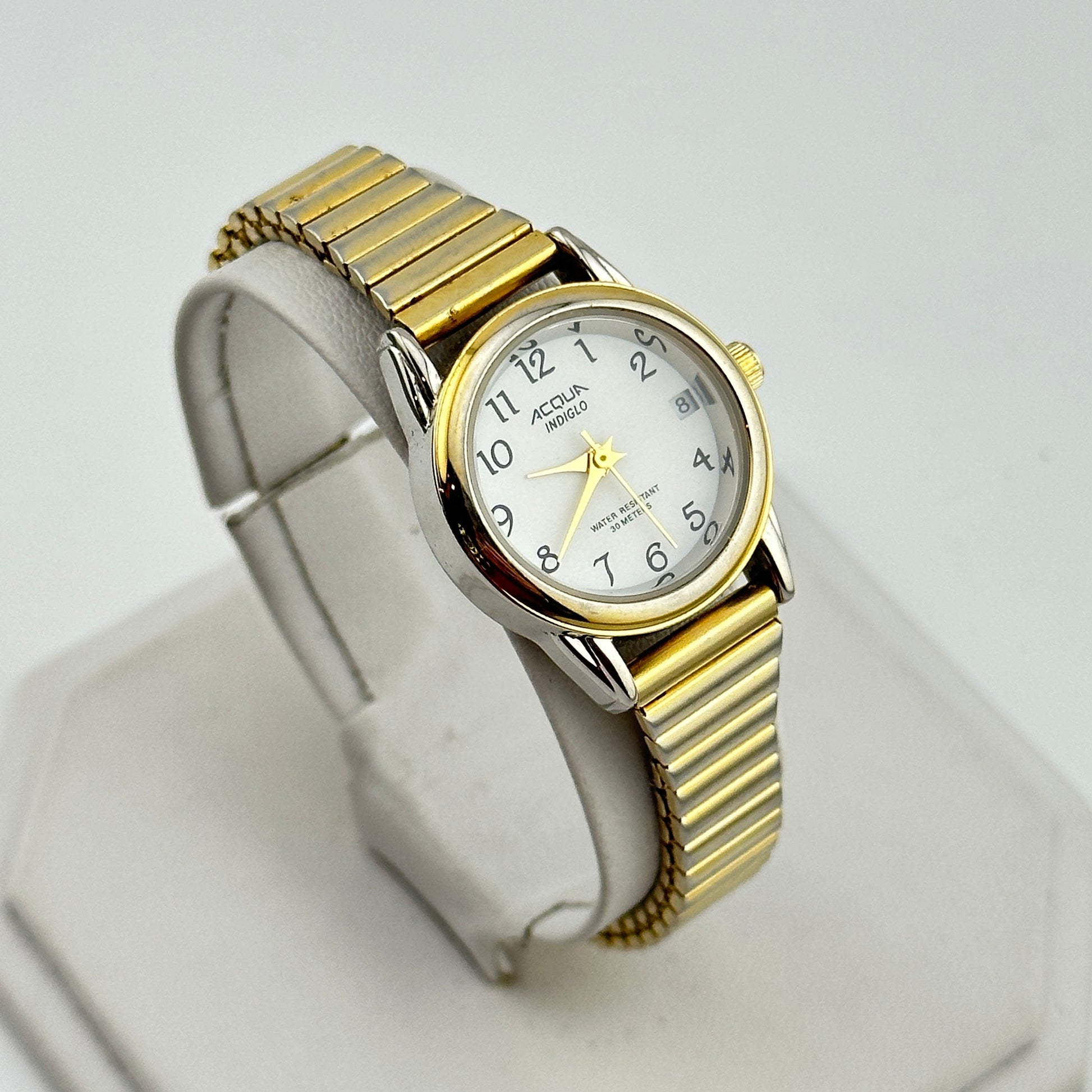 Acqua Timex Gold Indiglo 25mm Ladies Watch