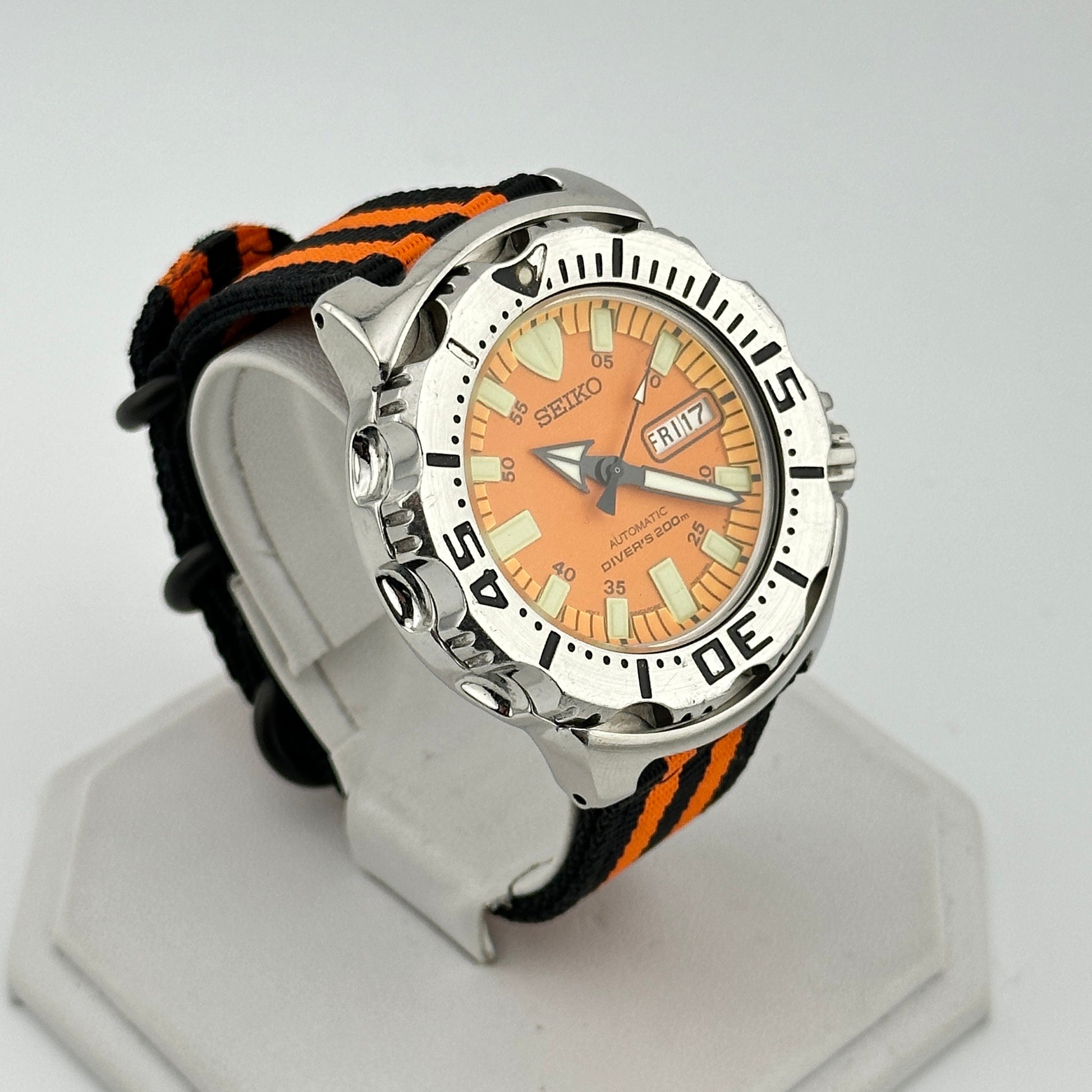 Seiko 1st Gen Automatic Orange Monster SKX781 7s26-0350 43mm Scuba Diver’s Watch