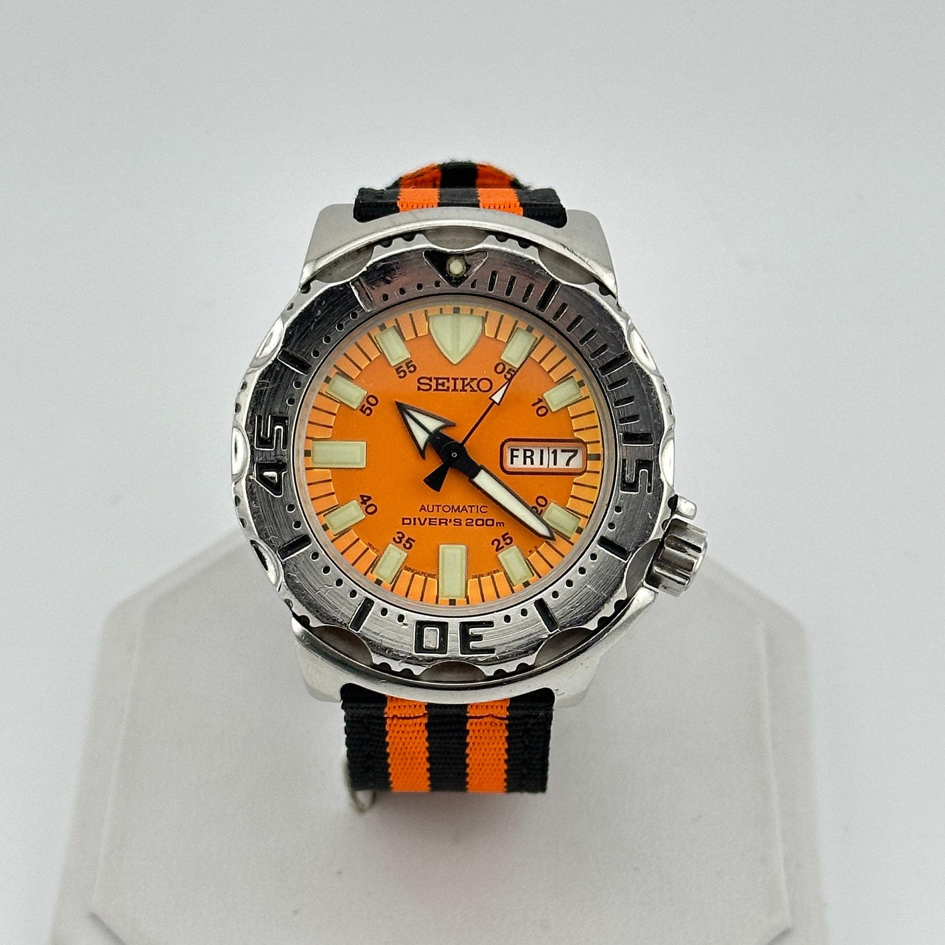 Seiko 1st Gen Automatic Orange Monster SKX781 7s26-0350 43mm Scuba Diver’s Watch