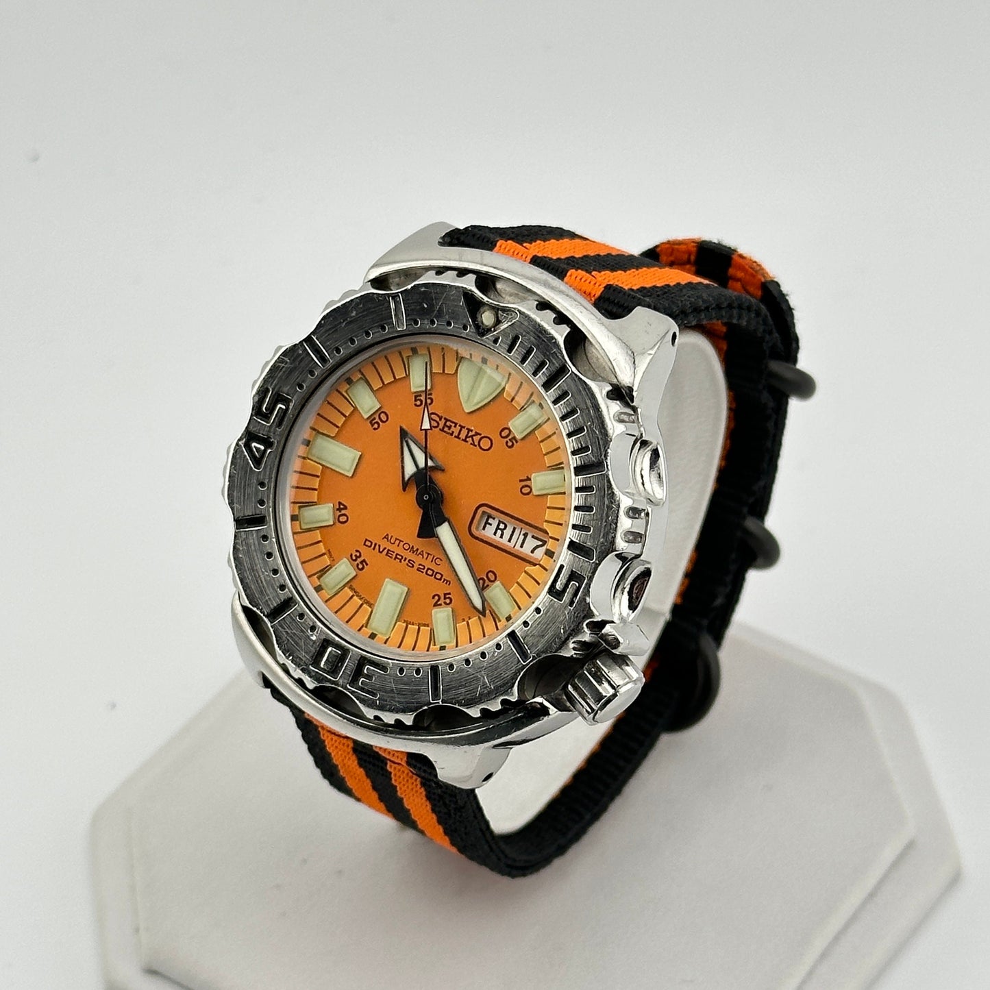 Seiko 1st Gen Automatic Orange Monster SKX781 7s26-0350 43mm Scuba Diver’s Watch