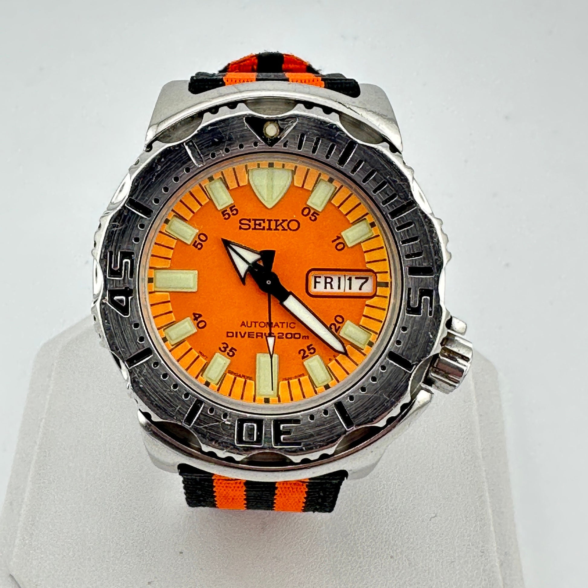 Seiko 1st Gen Automatic Orange Monster SKX781 7s26-0350 43mm Scuba Diver’s Watch