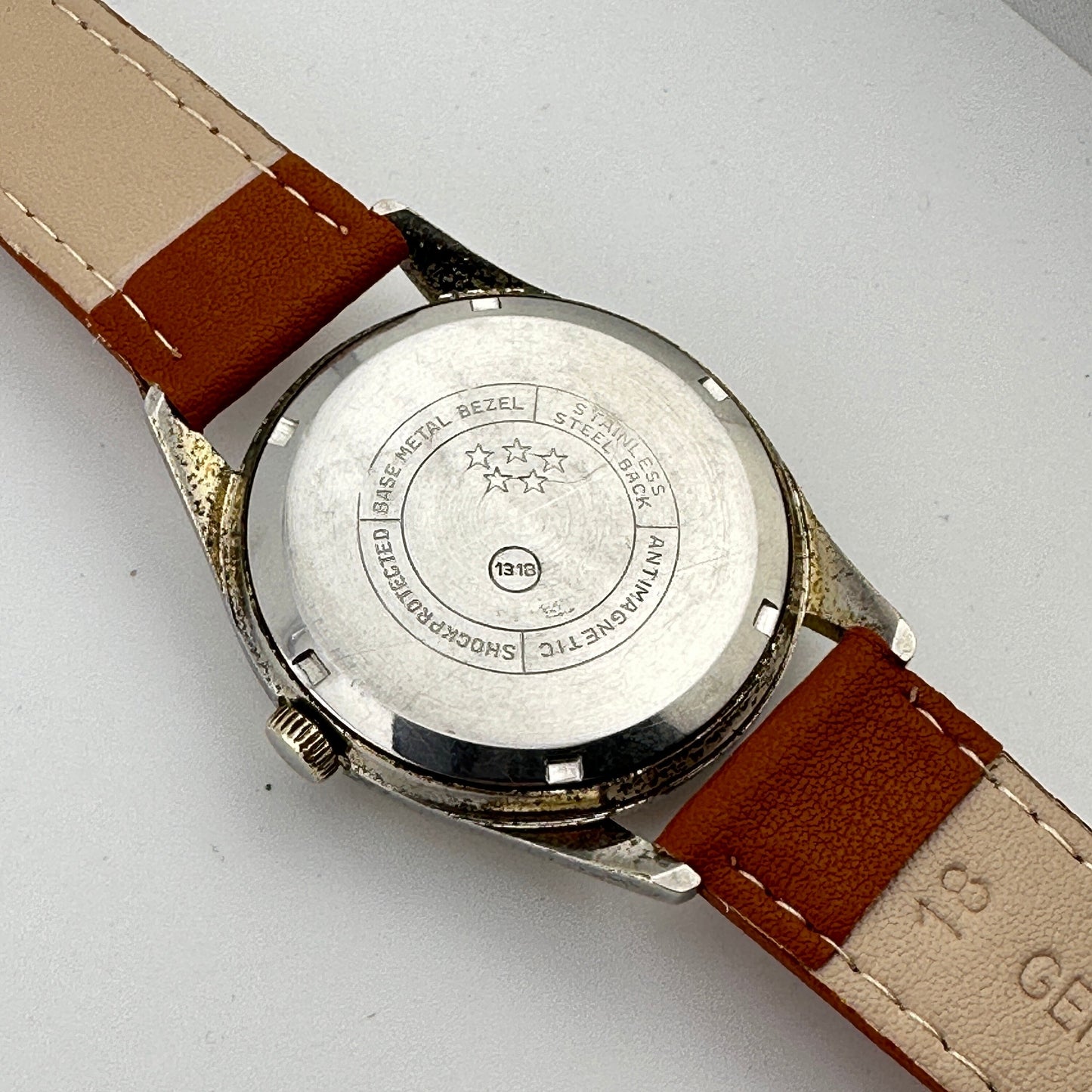 Delaware Vintage 17 Jewel Two-Toned 34mm Manual Wind Watch