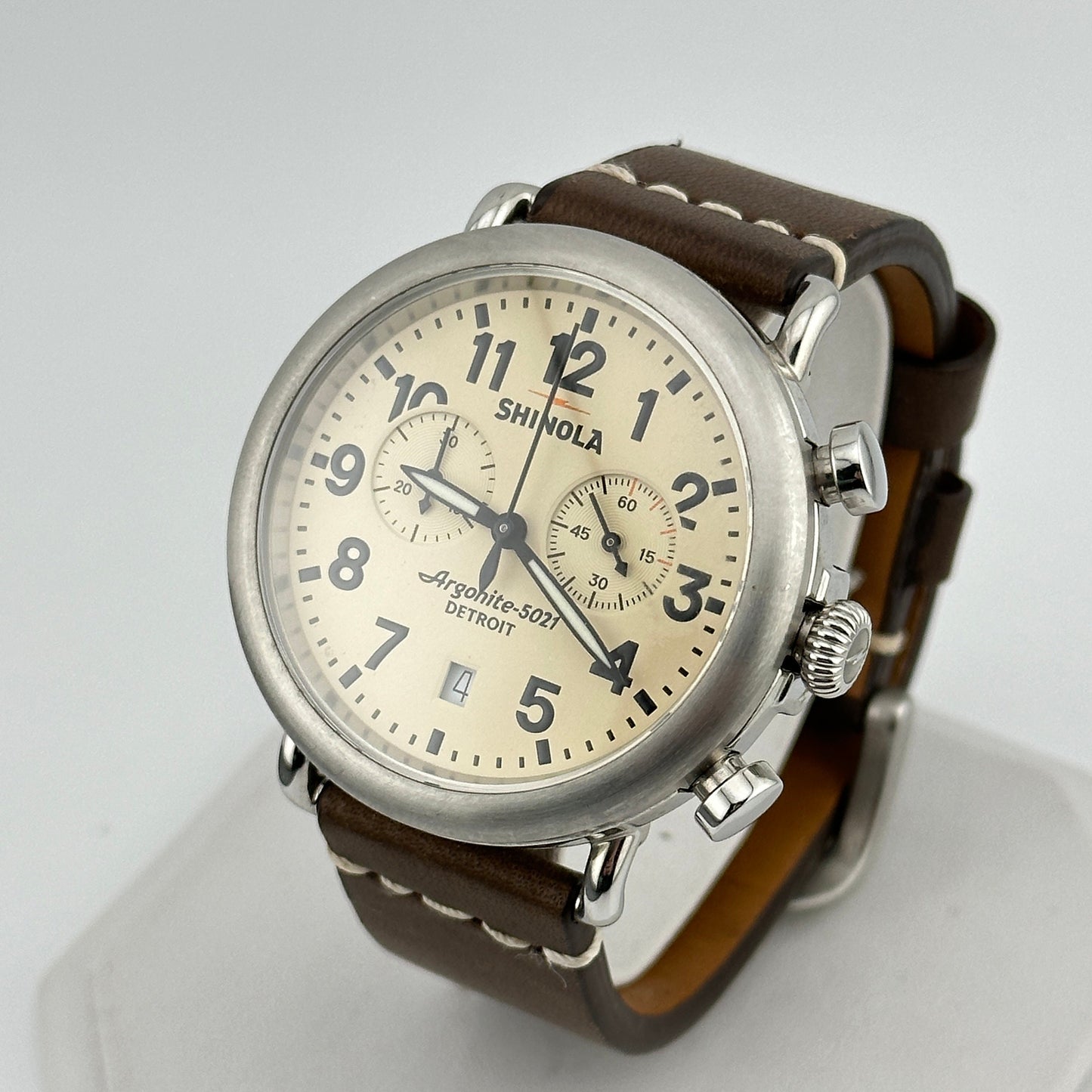 Shinola Runwell 41mm Chrono Argonite 5021 Watch