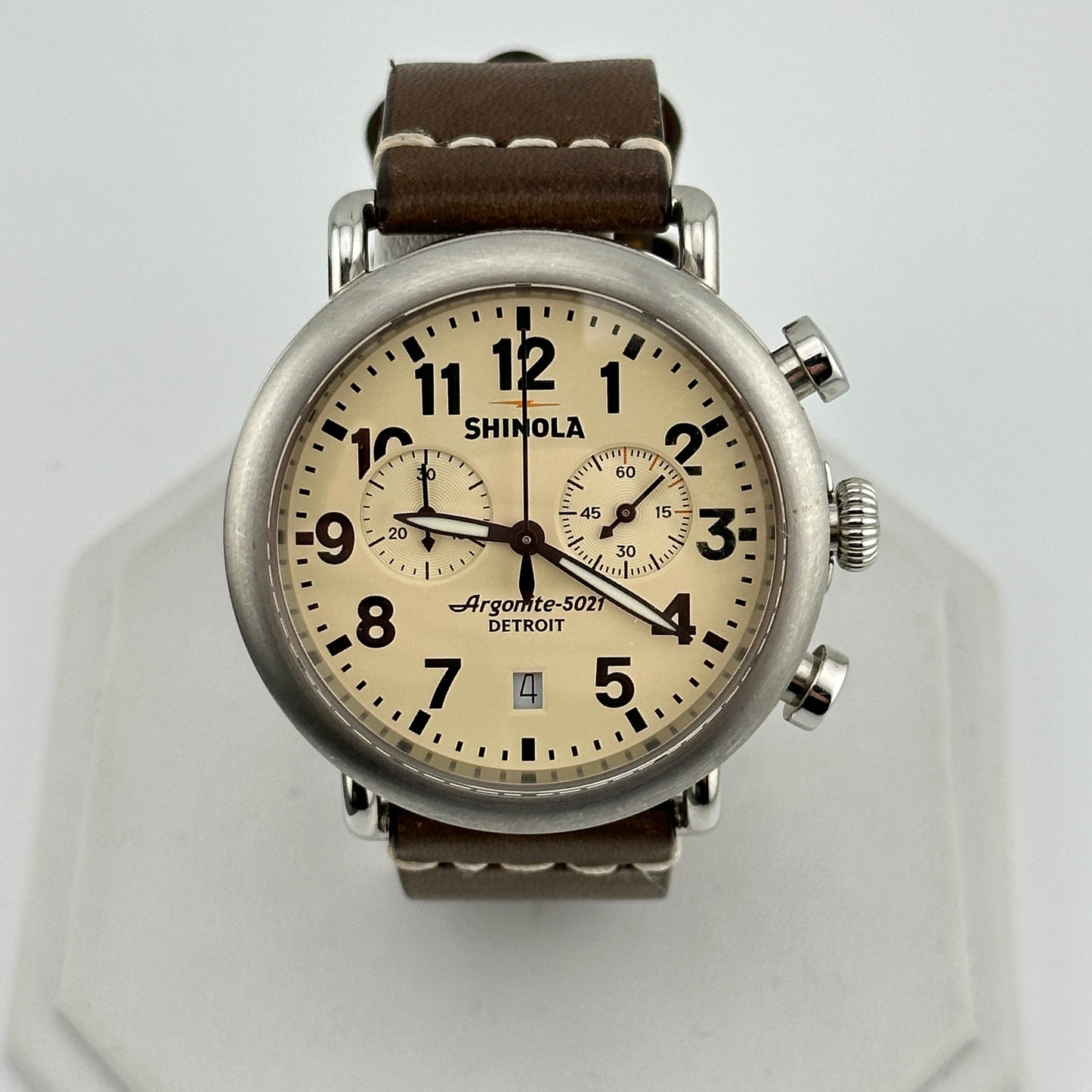 Shinola Runwell 41mm Chrono Argonite 5021 Watch