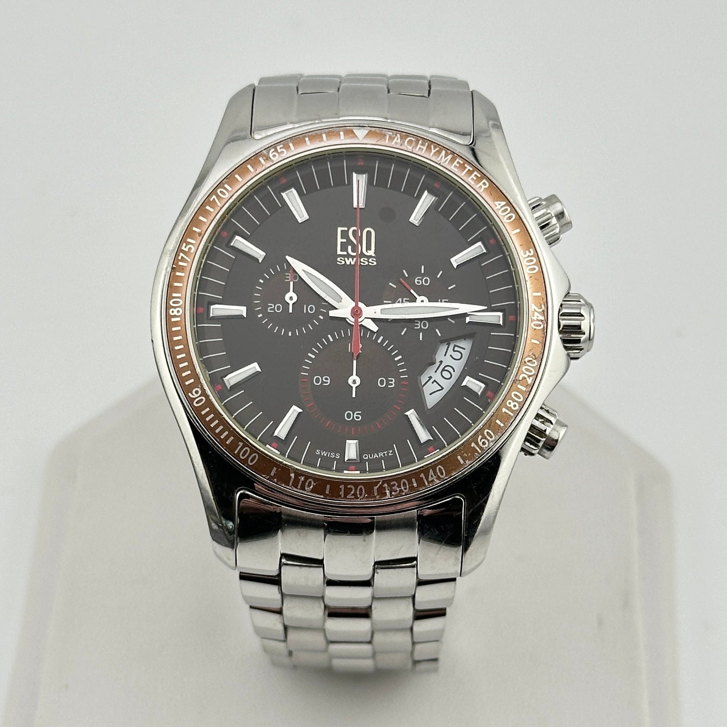 ESQ Swiss Quartz Movement 43mm Men’s Chronograph Watch