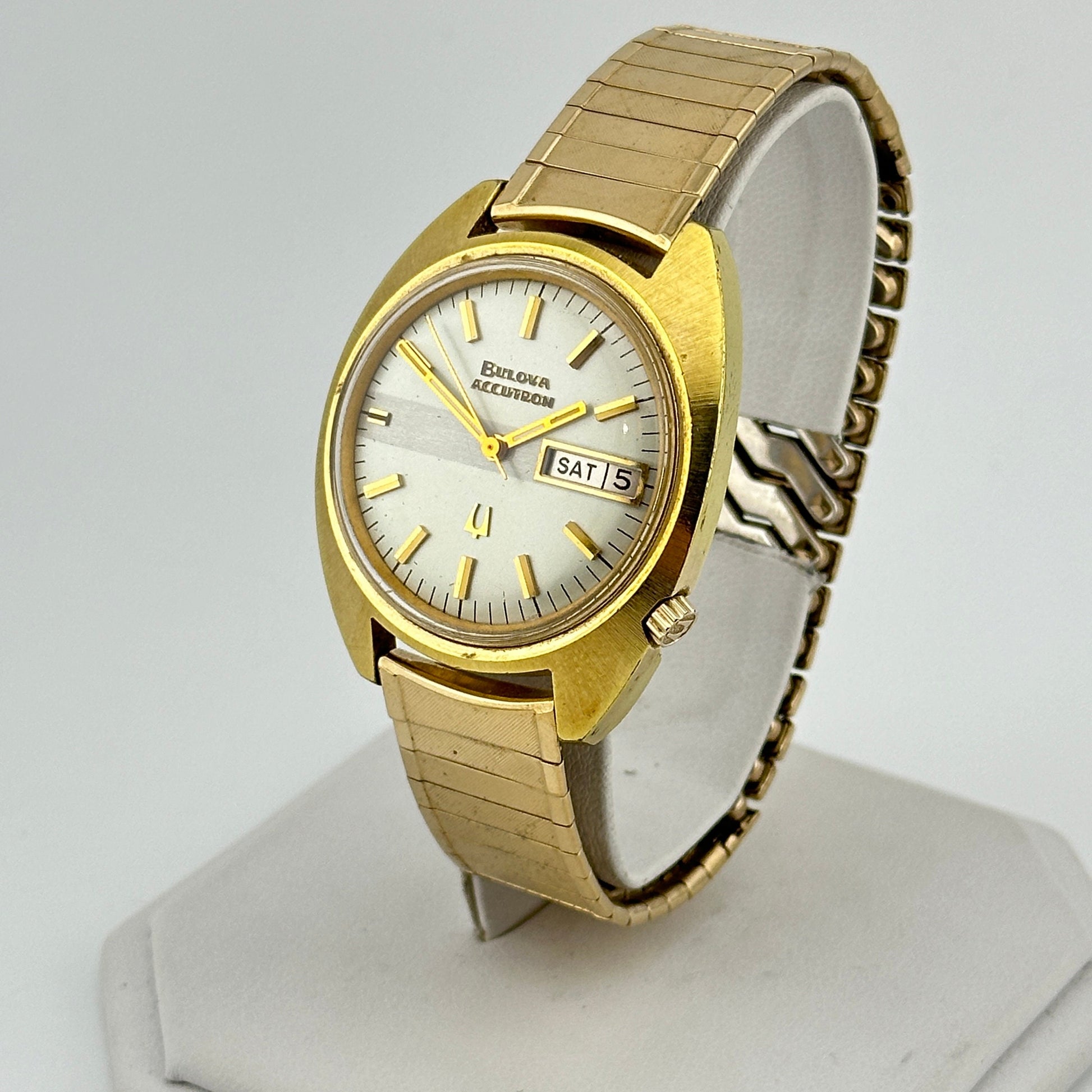 Vintage Bulova Accutron 10k Gold Men’s 36mm Watch c.1965