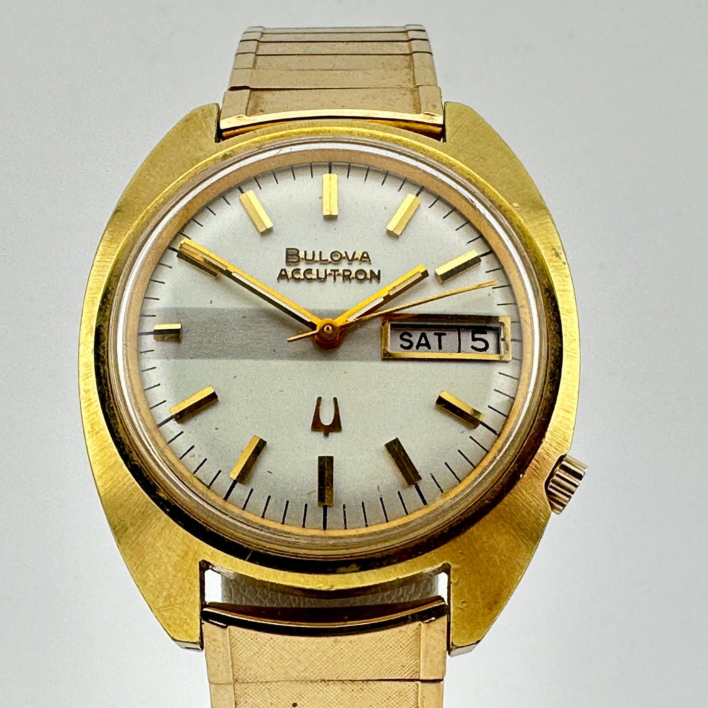 Vintage Bulova Accutron 10k Gold Men’s 36mm Watch c.1965