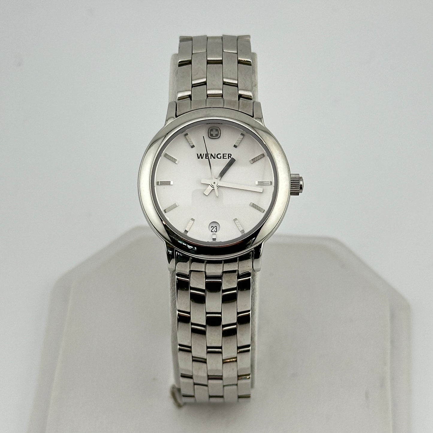 Swiss Army Wenger Silver Grenadier Stainless Steel Ladies 28mm Watch